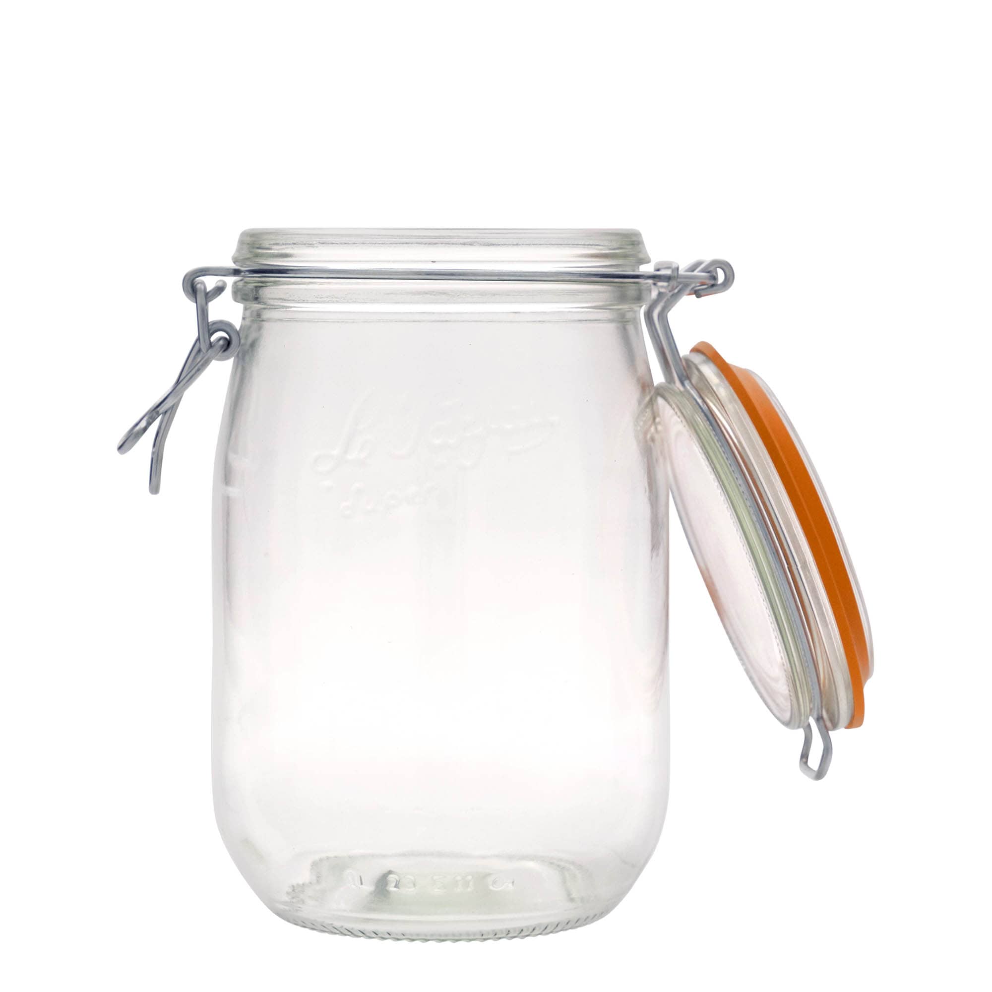 1.000 ml słoik z zamknięciem drucianym 'Le Parfait Super Bocal', otwór: zamknięcie druciane