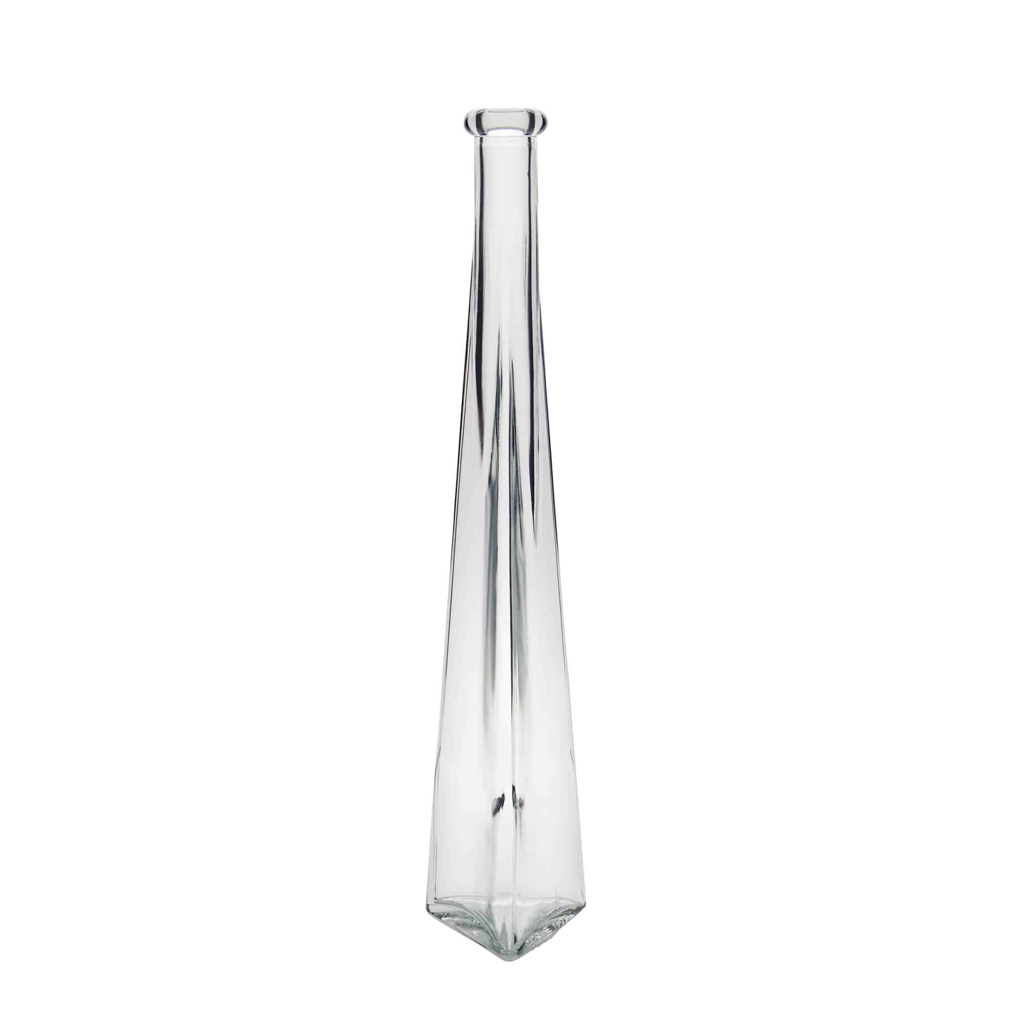 Butelka szklana 200 ml „Dama Triangolore”, trójkątna, otwór: korek