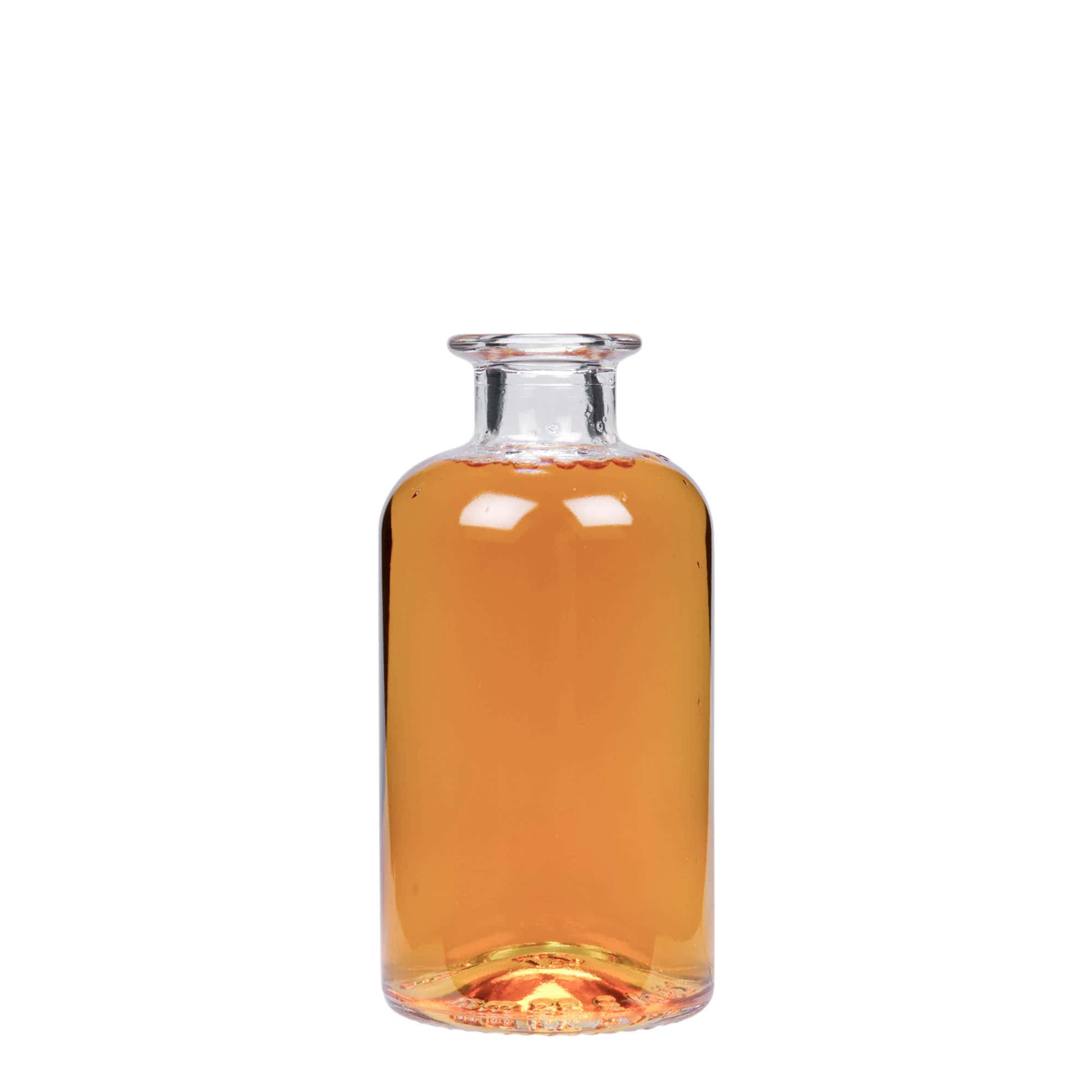 250 ml szklana butelka aptekarska, otwór: korek 250 ml szklana butelka aptekarska, otwór: korek