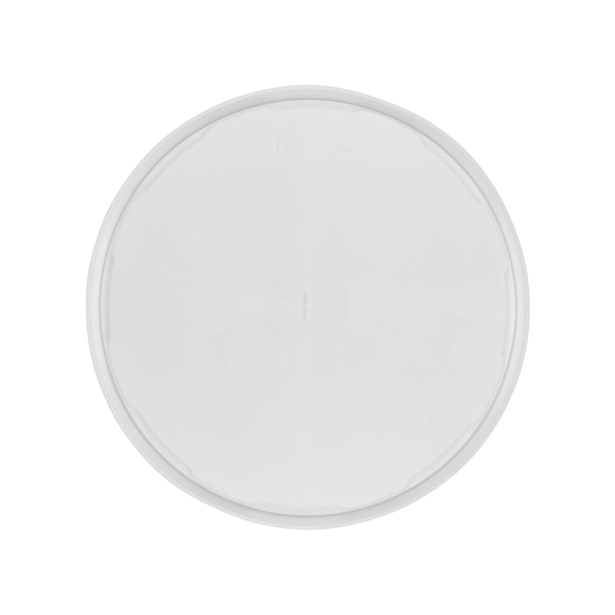 Pokrywa do wiadra 12,5 l, tworzywo sztuczne PP, biała