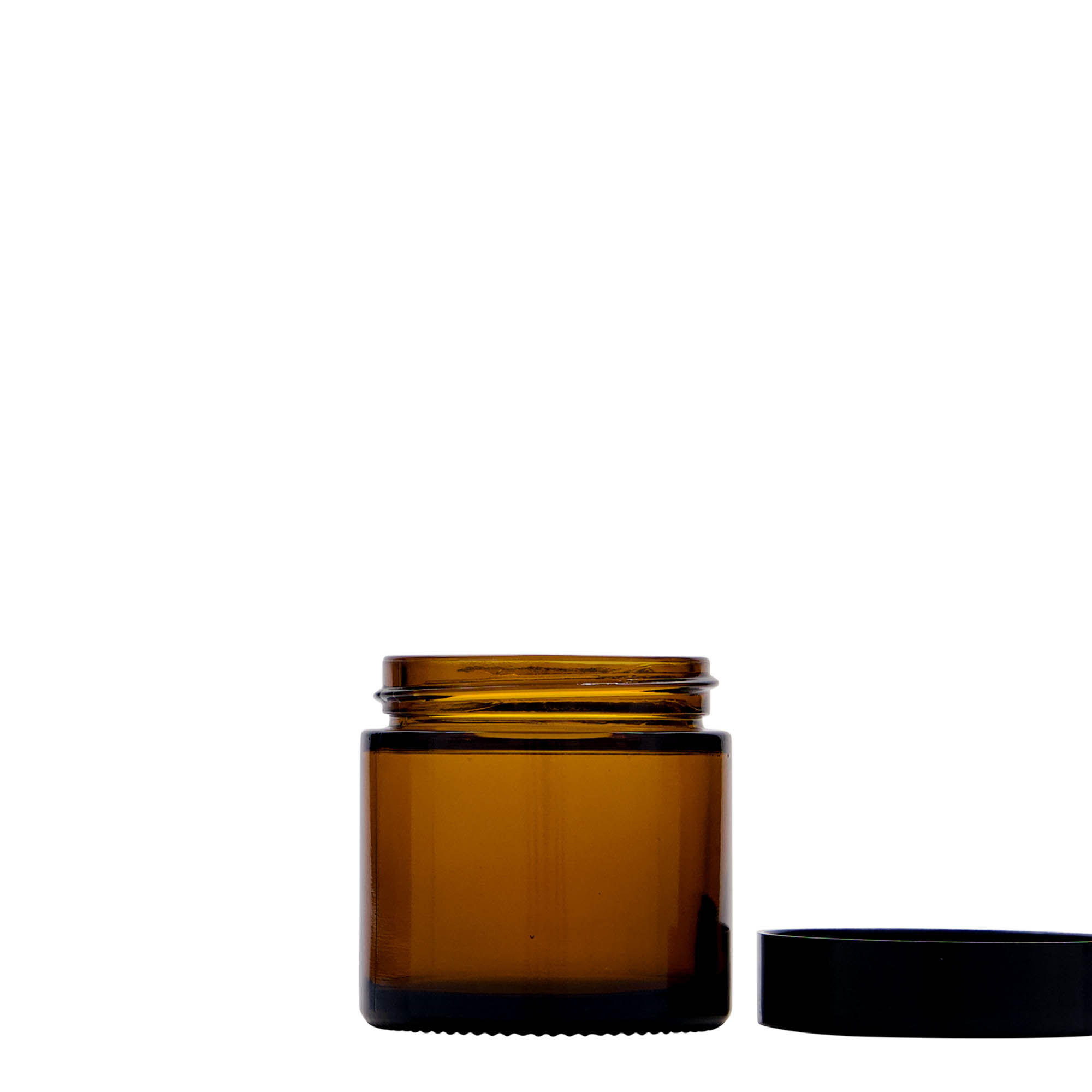 60 ml słoik 'Brown Line', szkło, brązowy, otwór: zakrętka na gwint 60 ml słoik 'Brown Line', szkło, brązowy, otwór: zakrętka na gwint