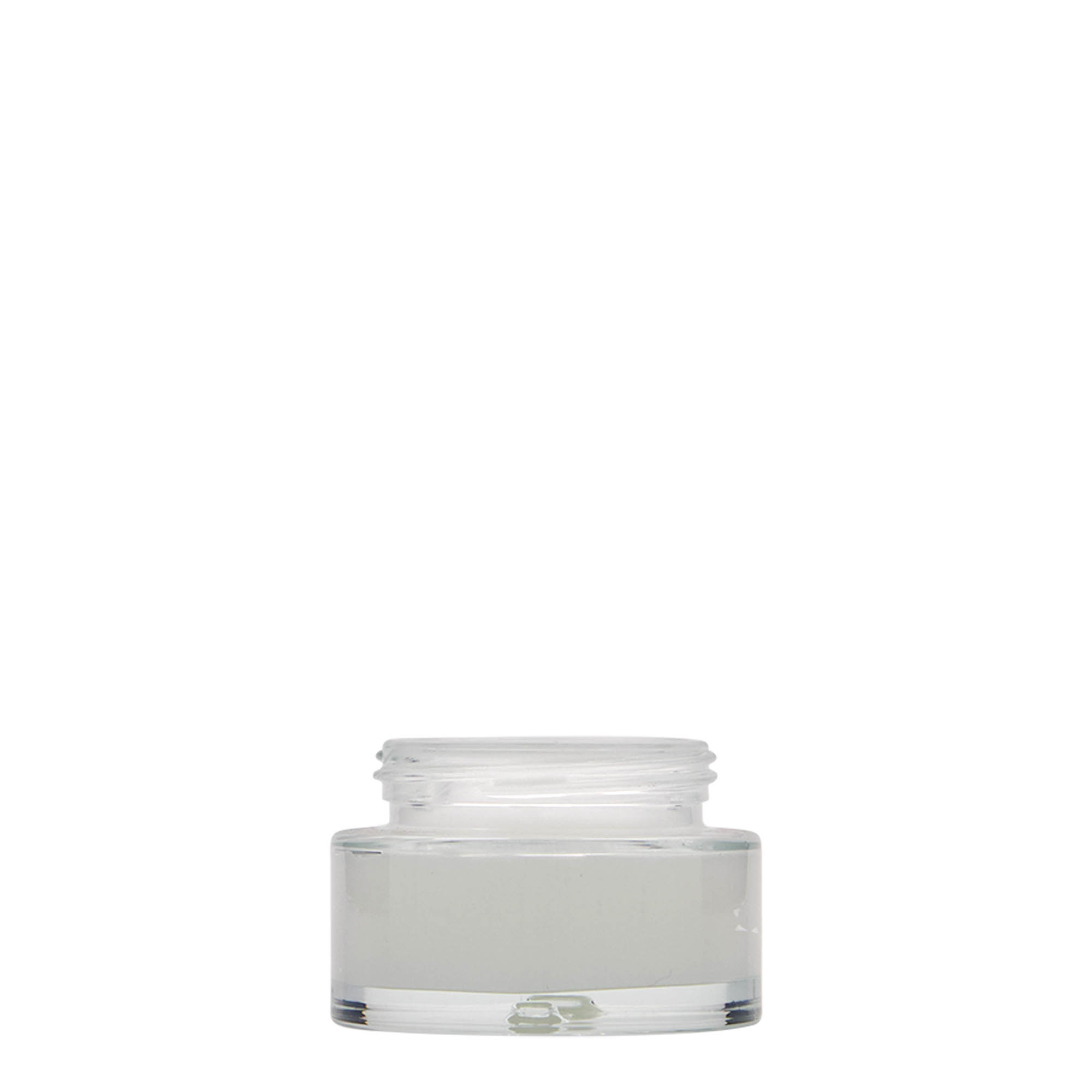 30 ml słoik „Clear Edition”, szkło, gwintowane zamknięcie