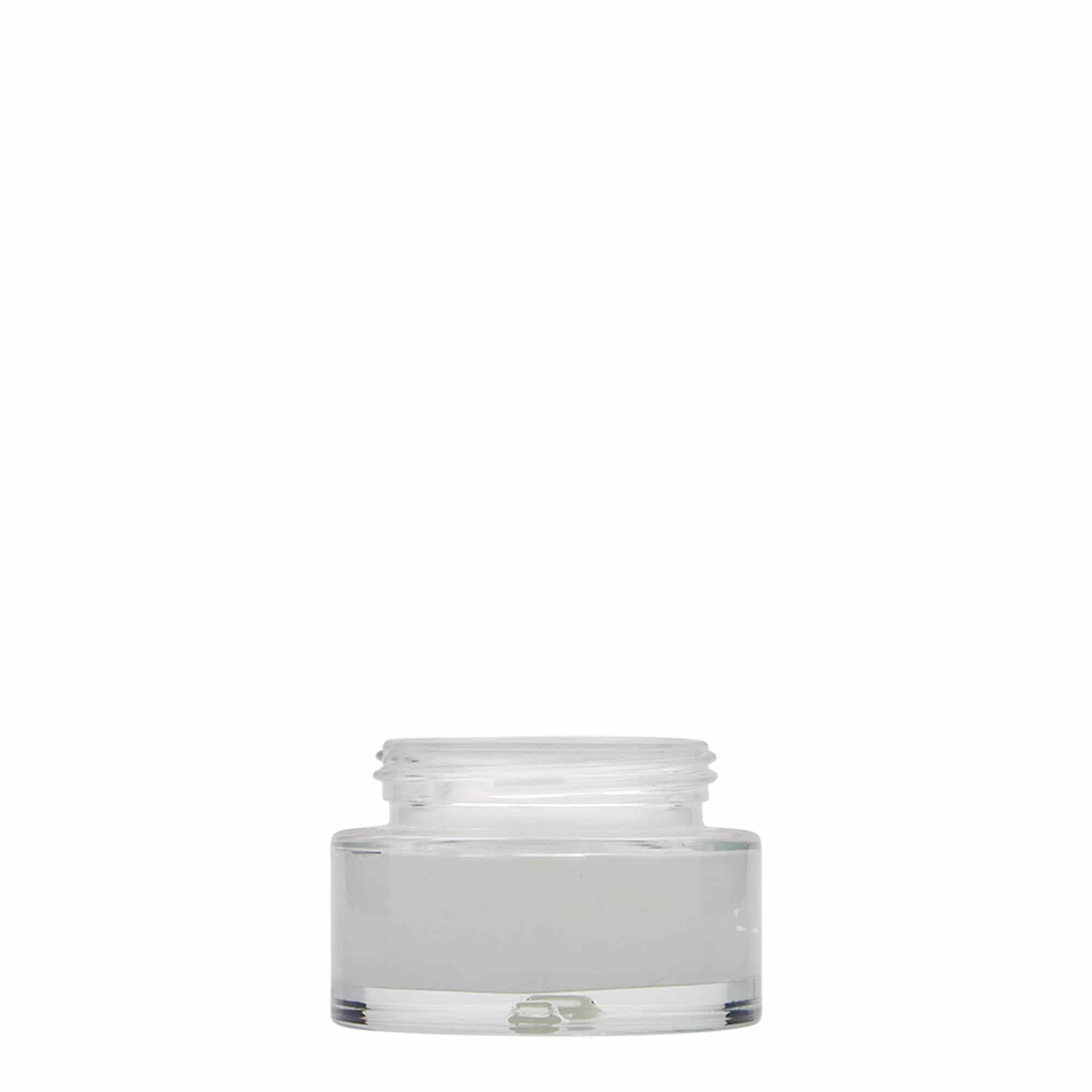 30 ml słoik „Clear Edition”, szkło, gwintowane zamknięcie