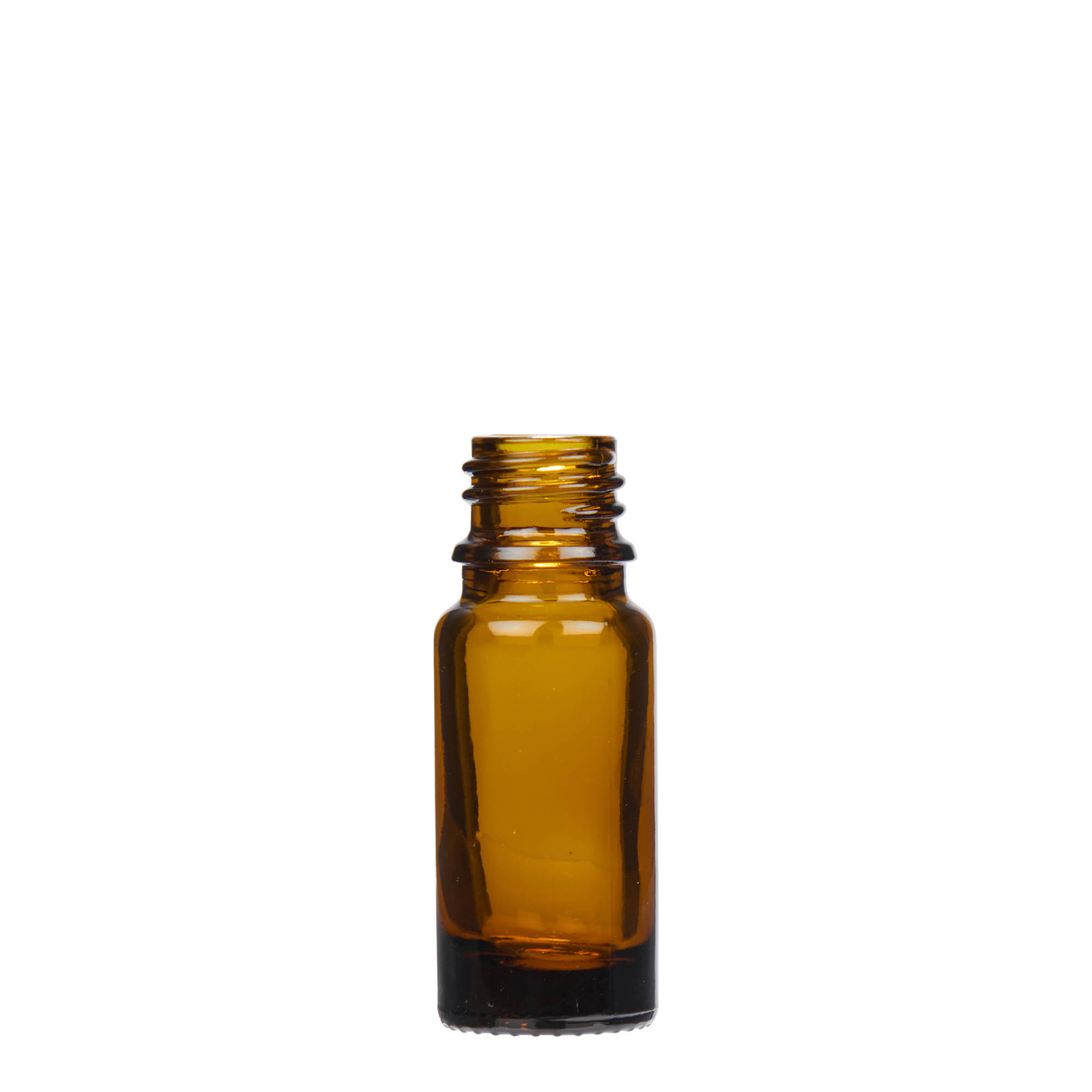 10 ml butelka z pipetą, medyczna, szklana, brązowa, gwint: DIN 18
