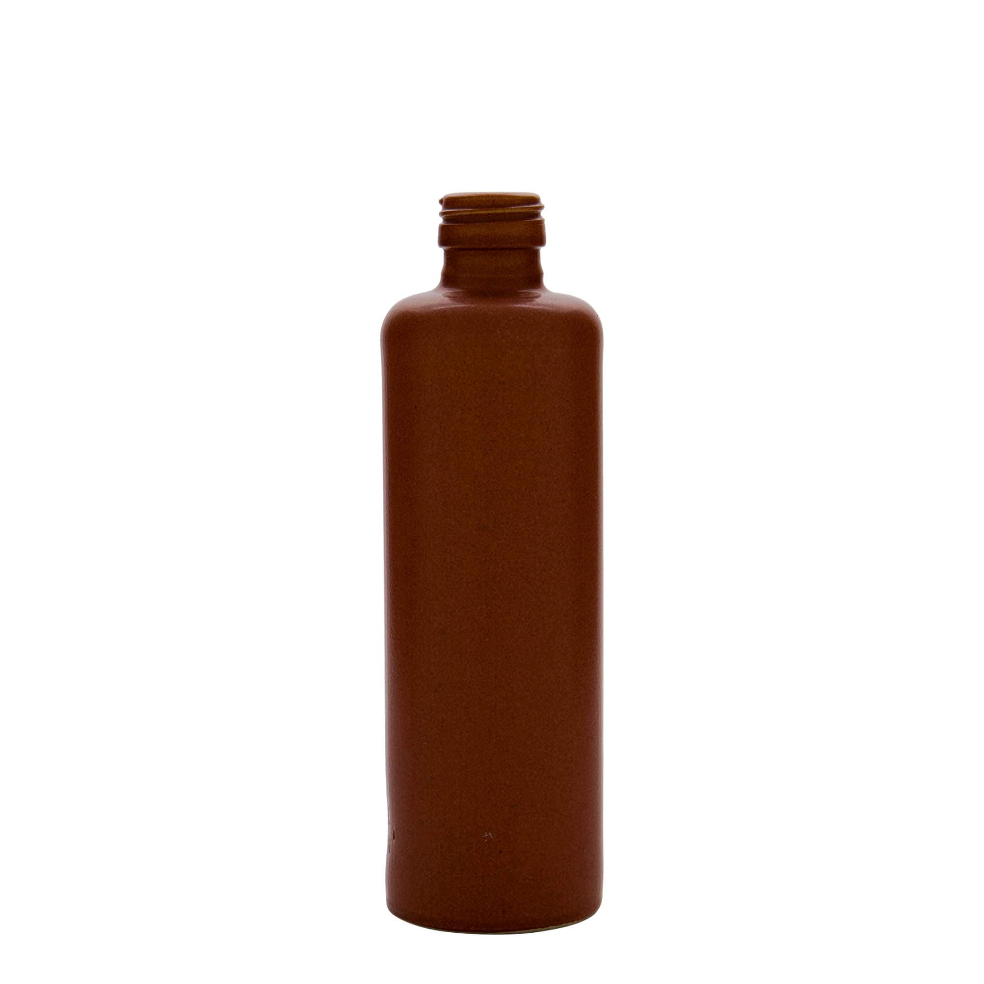 350 ml dzbanek do toniku, kamionka, czerwono-brązowy, wylot: PP 31,5