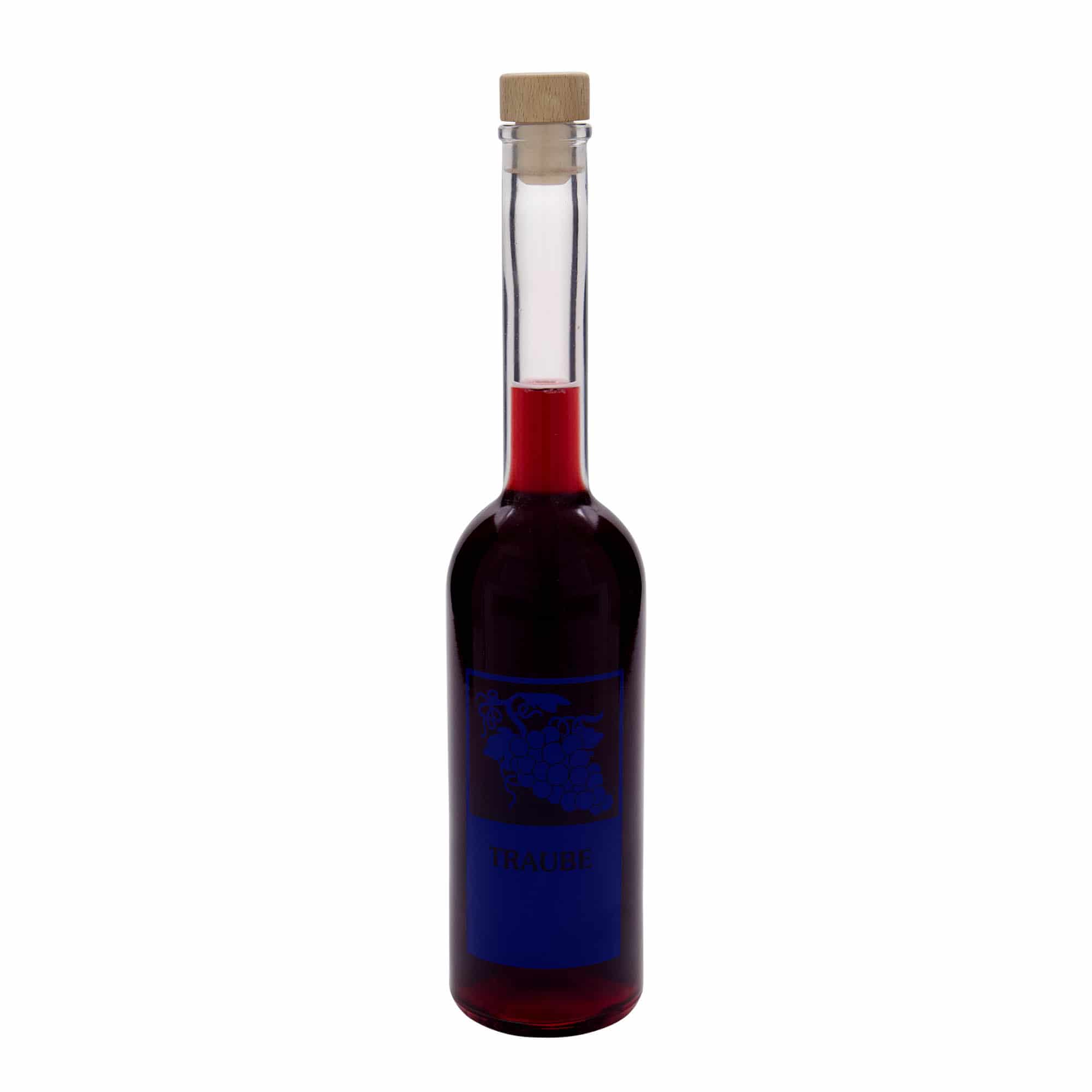 500 ml butelka szklana 'Opera', motyw: winogrono, szyjka: korek