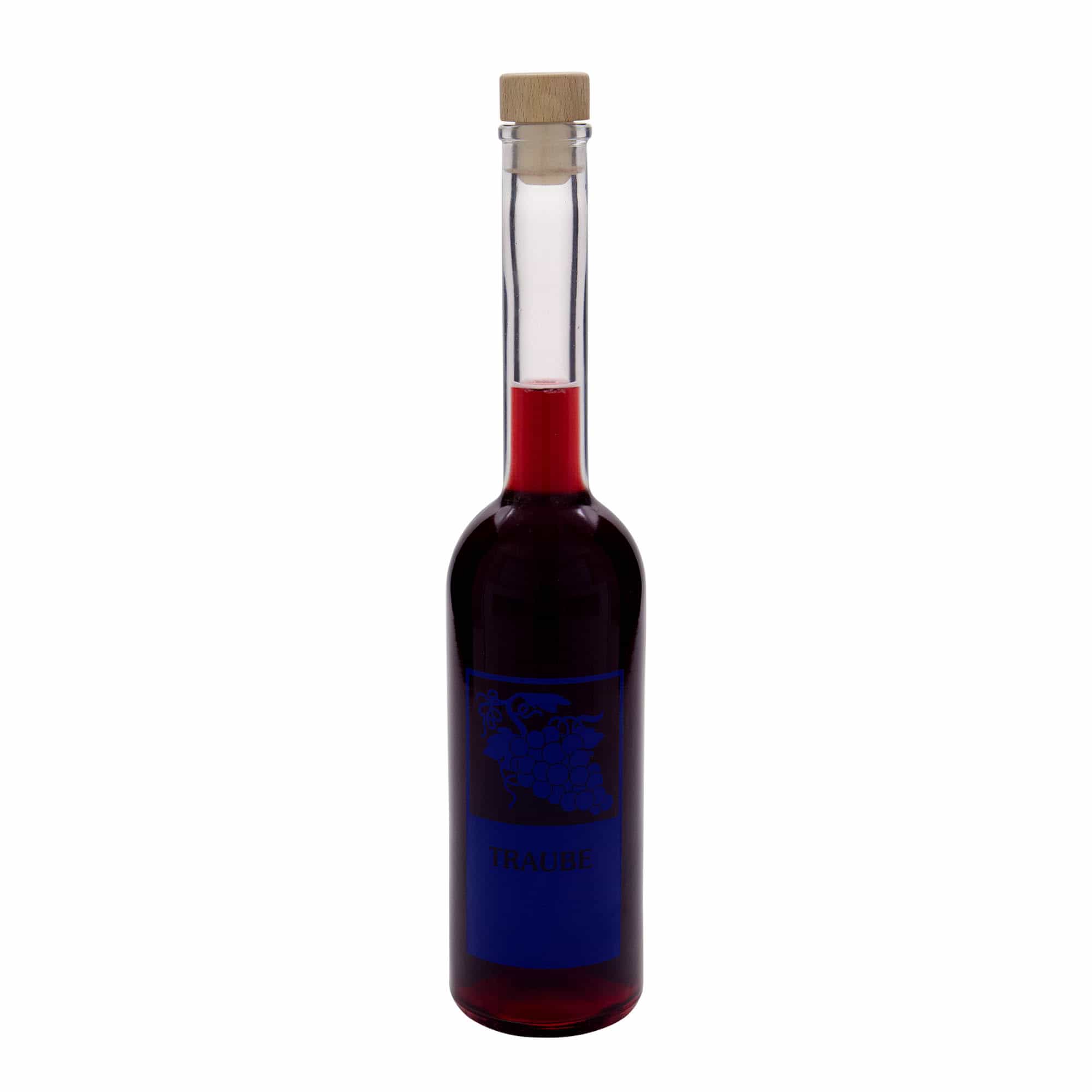 500 ml butelka szklana 'Opera', motyw: winogrono, szyjka: korek