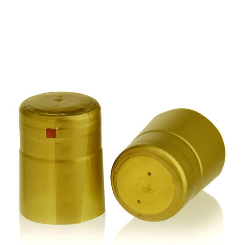 Kapturek termokurczliwy 32x41, tworzywo sztuczne PVC, kolor złoty