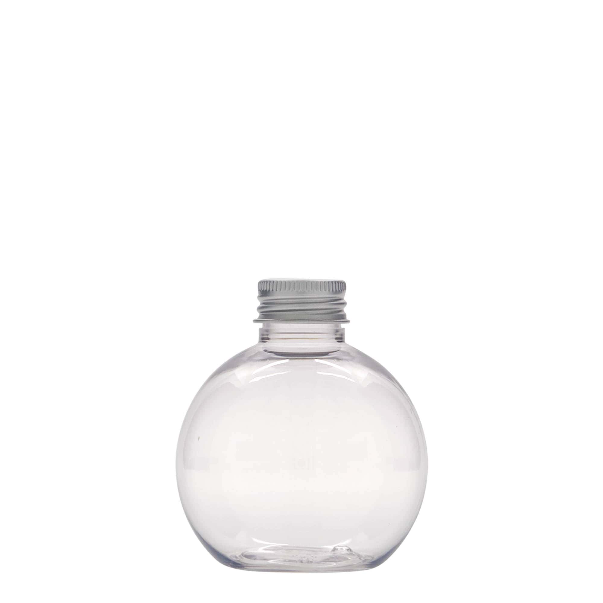 150 ml butelka PET „Perry”, okrągła, tworzywo sztuczne, gwint: 24/410