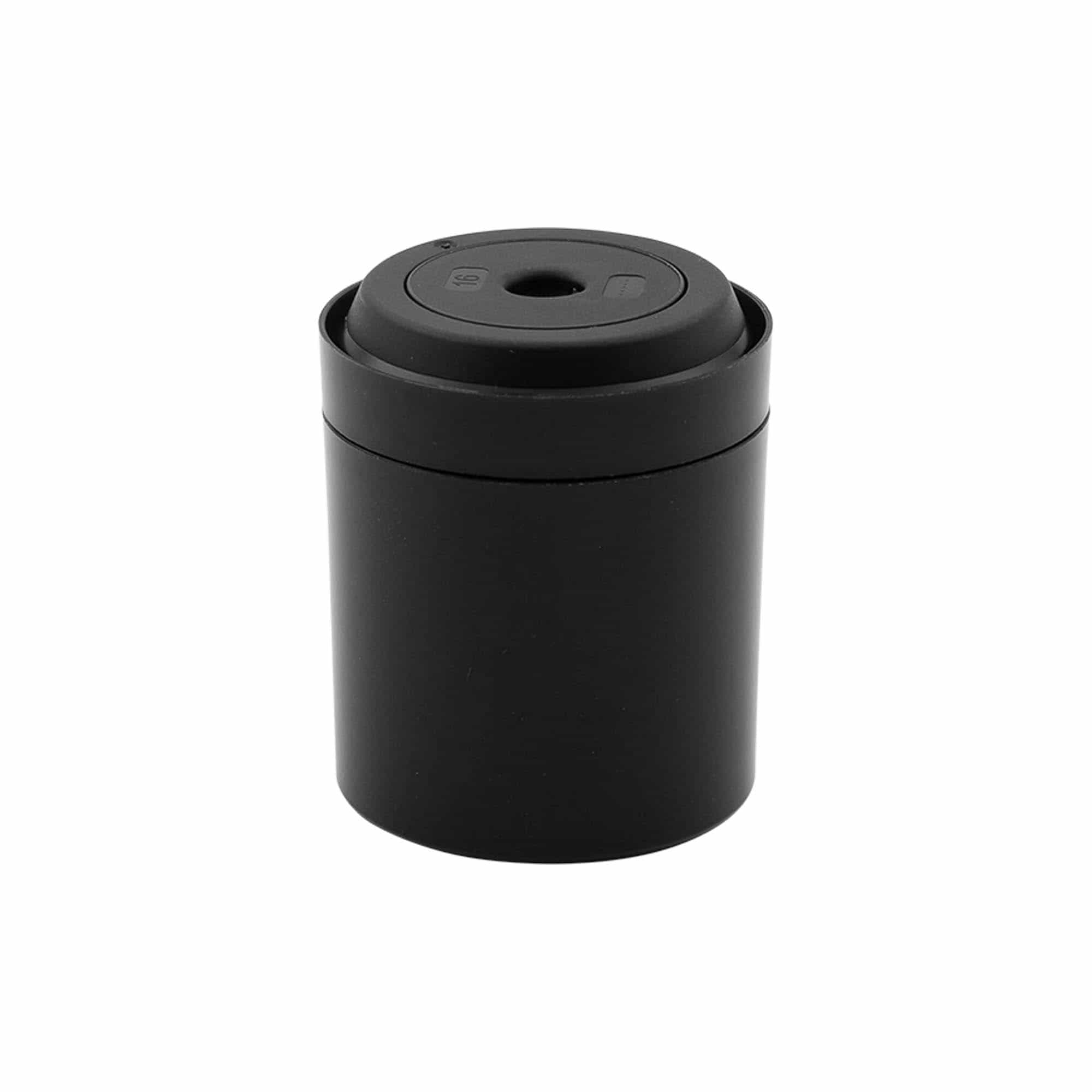 Dozownik airless z pompką 'Mezzo', tworzywo sztuczne PP, kolor czarny