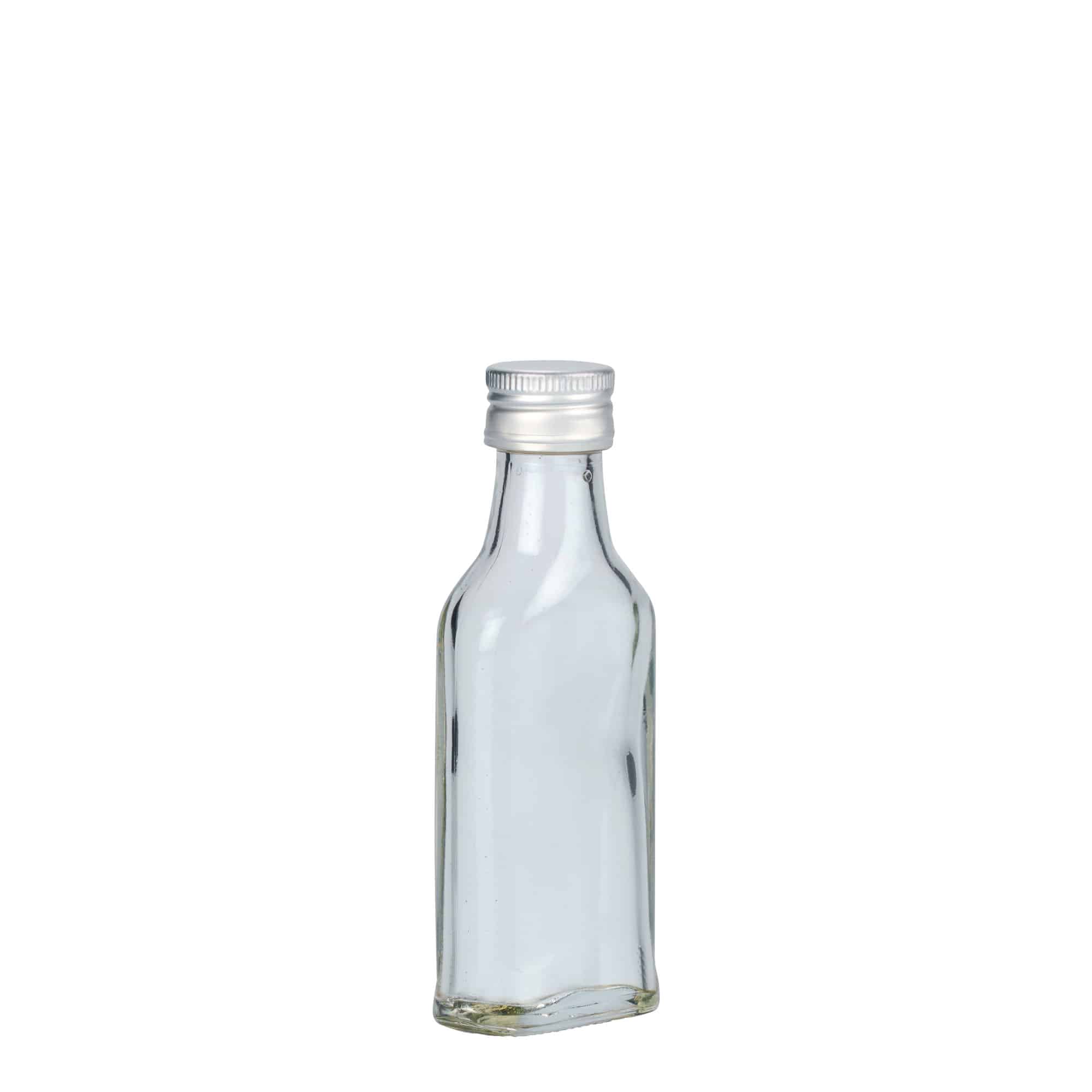 40 ml butelka piersiówka, prostokątna, zamknięcie: PP 22