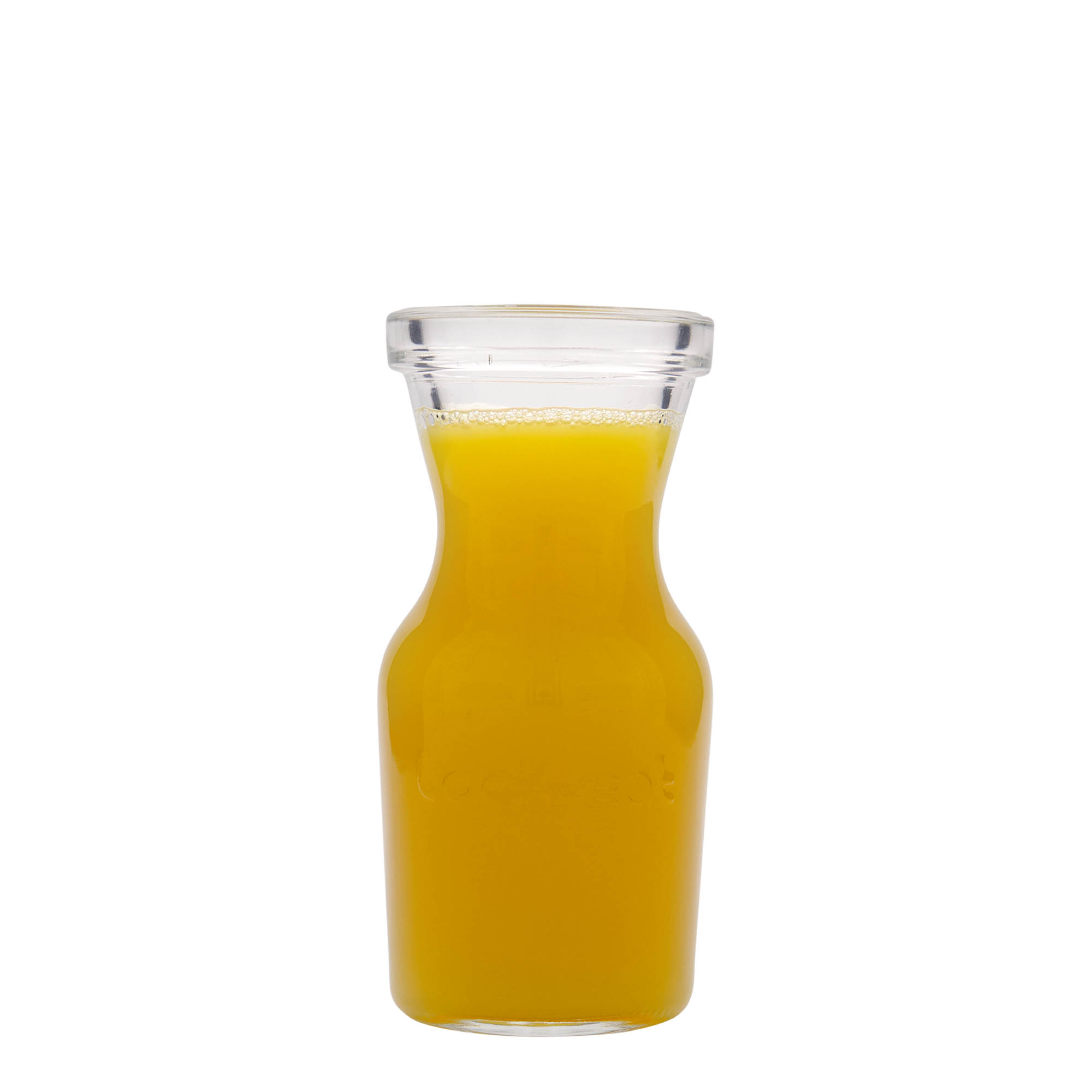 250 ml szklany karafka 'Lock-Eat', wylot: zamknięcie na druciany zatrzask