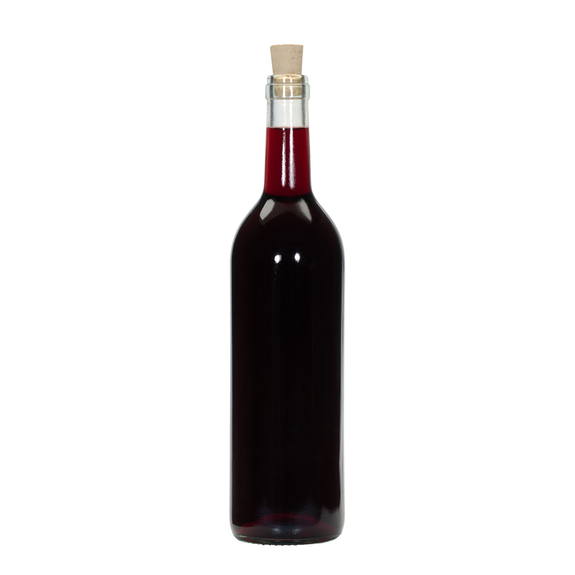 750 ml butelka szklana 'Bordeaux Tradition', korek 750 ml butelka szklana 'Bordeaux Tradition', korek