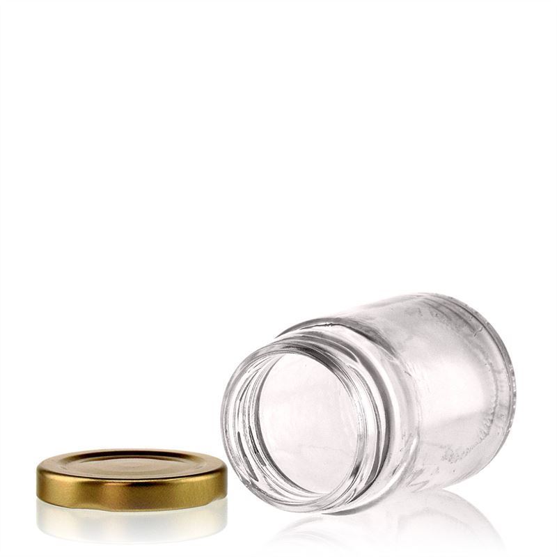 106 ml wysokie szklane naczynie okrągłe, otwór: Twist-Off (TO 48) 106 ml wysokie szklane naczynie okrągłe, otwór: Twist-Off (TO 48)