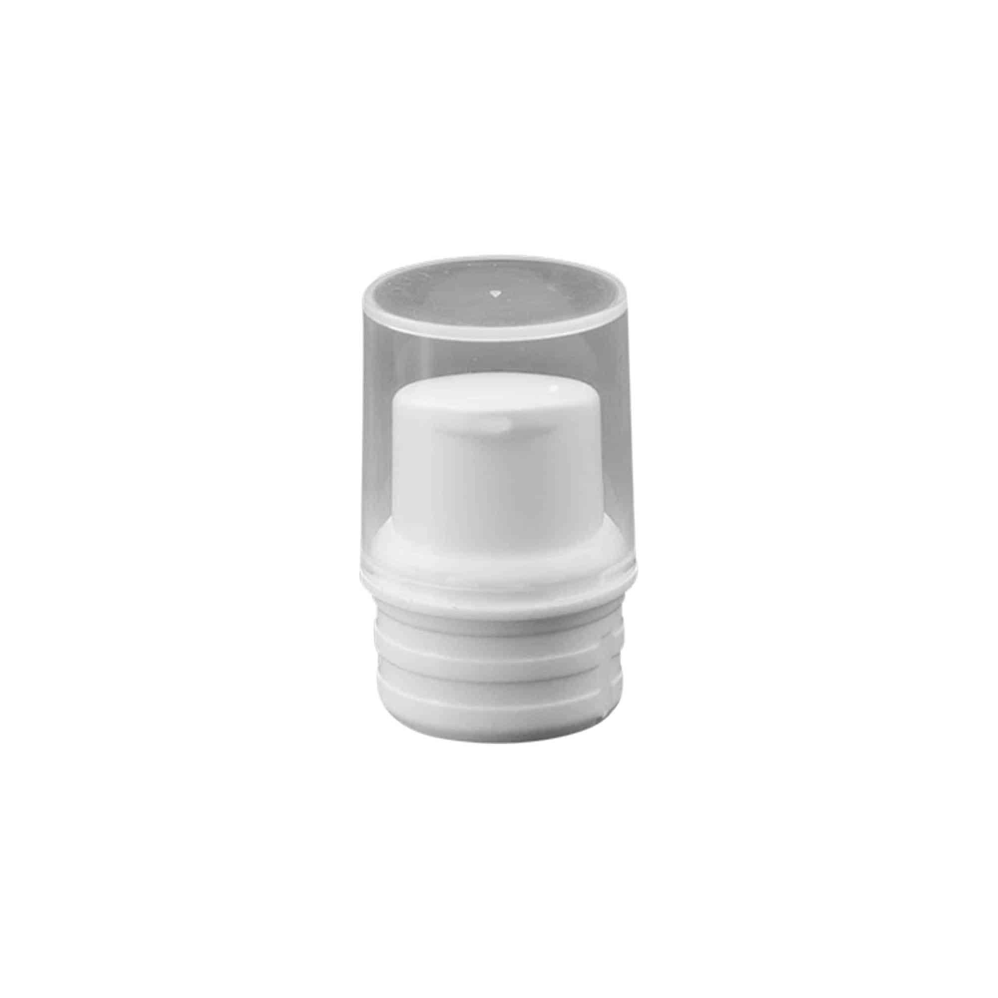 Dozownik airless z pompką 'Nano', tworzywo sztuczne PP, kolor biały Dozownik airless z pompką 'Nano', tworzywo sztuczne PP, kolor biały