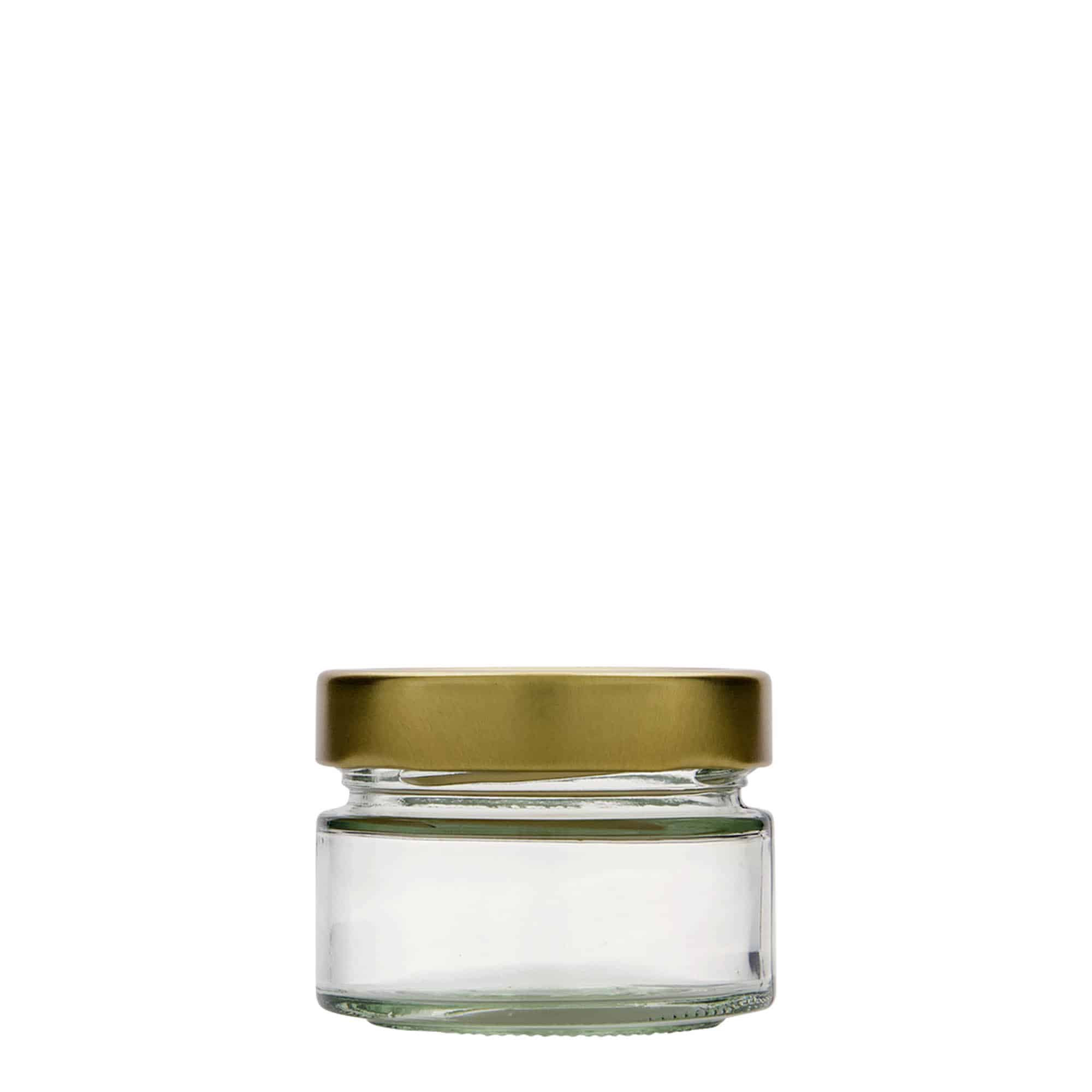130 ml słoik okrągły 'Aurora', zamknięcie: deep twist off (DTO 66)
