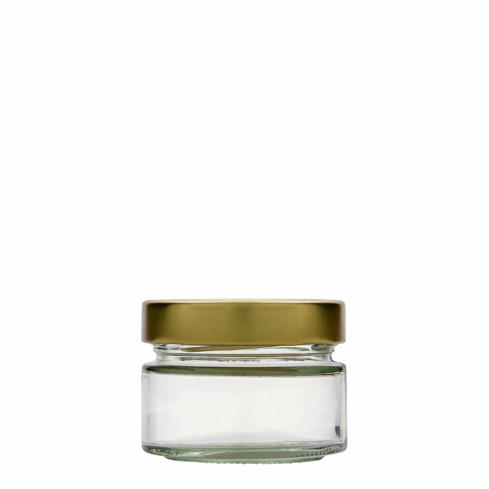 130 ml okrągłe szkło 'Aurora', otwór: Deep-Twist-Off (DTO 66)