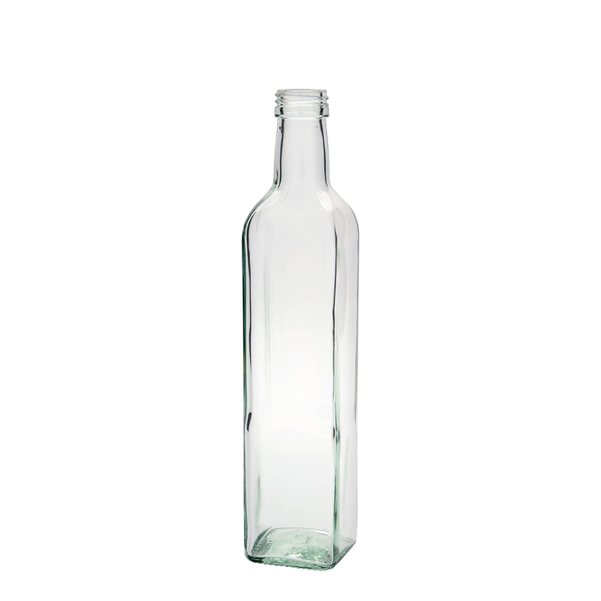 500 ml butelka szklana „Marasca”, kwadratowa, gwint: PP 31,5