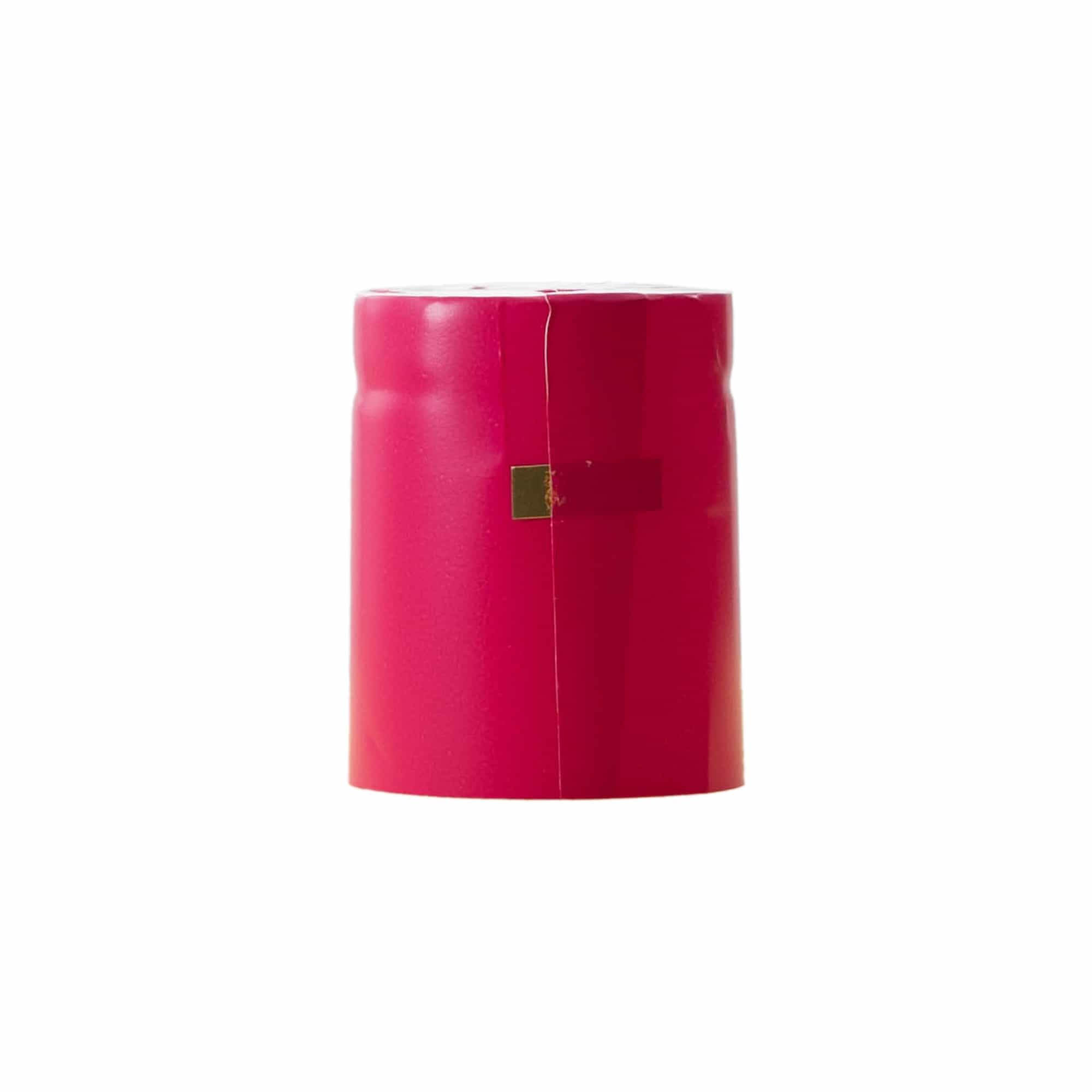 Kapturek termokurczliwy 32x41, tworzywo sztuczne PVC, kolor różowy Kapturek termokurczliwy 32x41, tworzywo sztuczne PVC, kolor różowy