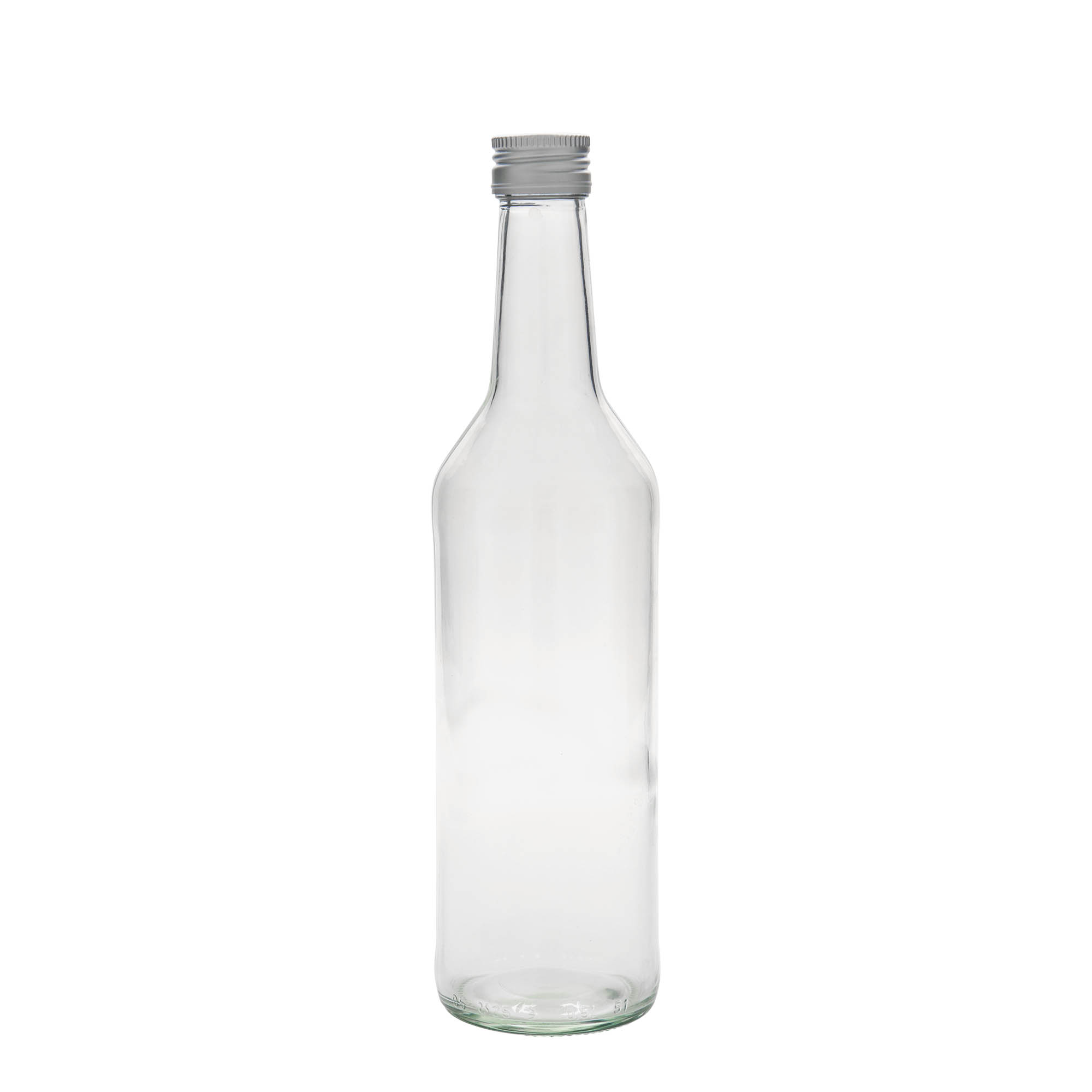 500 ml butelka szklana o prostym szyjce, gwint: PP 28