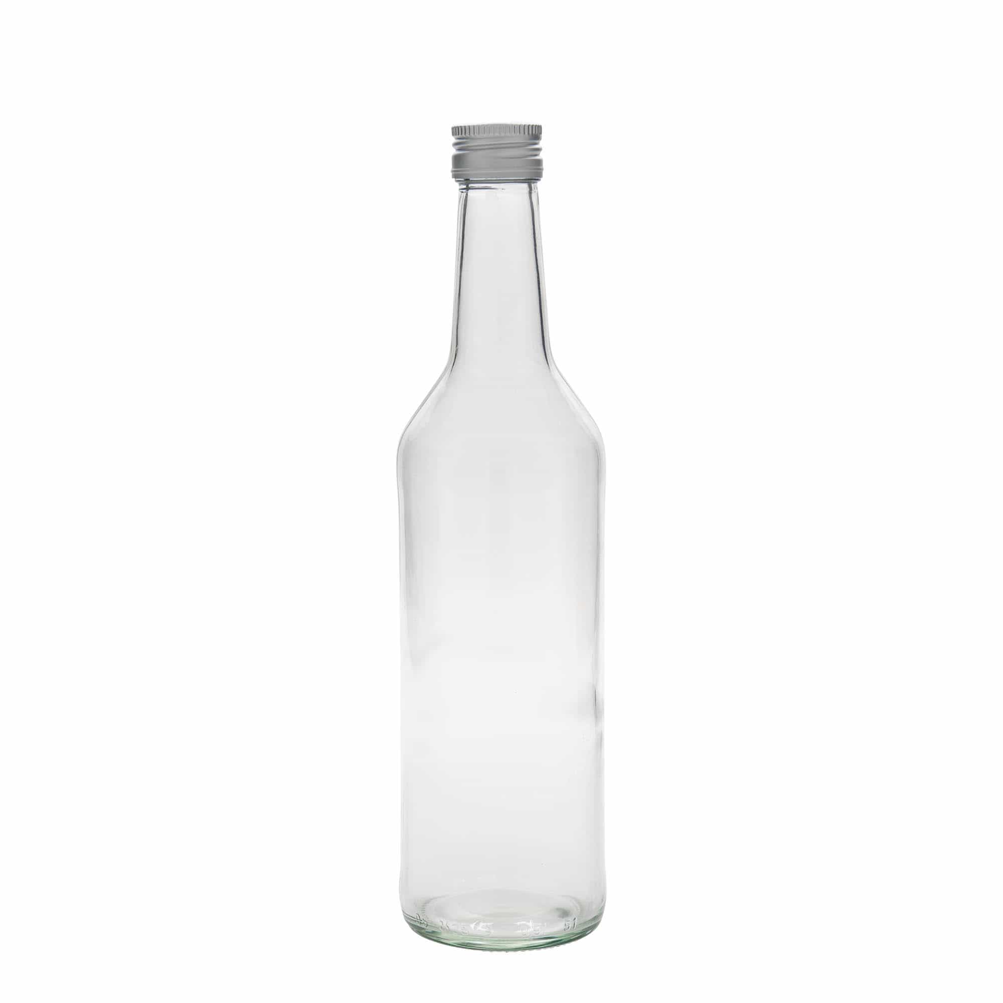 500 ml butelka szklana o prostym szyjce, gwint: PP 28
