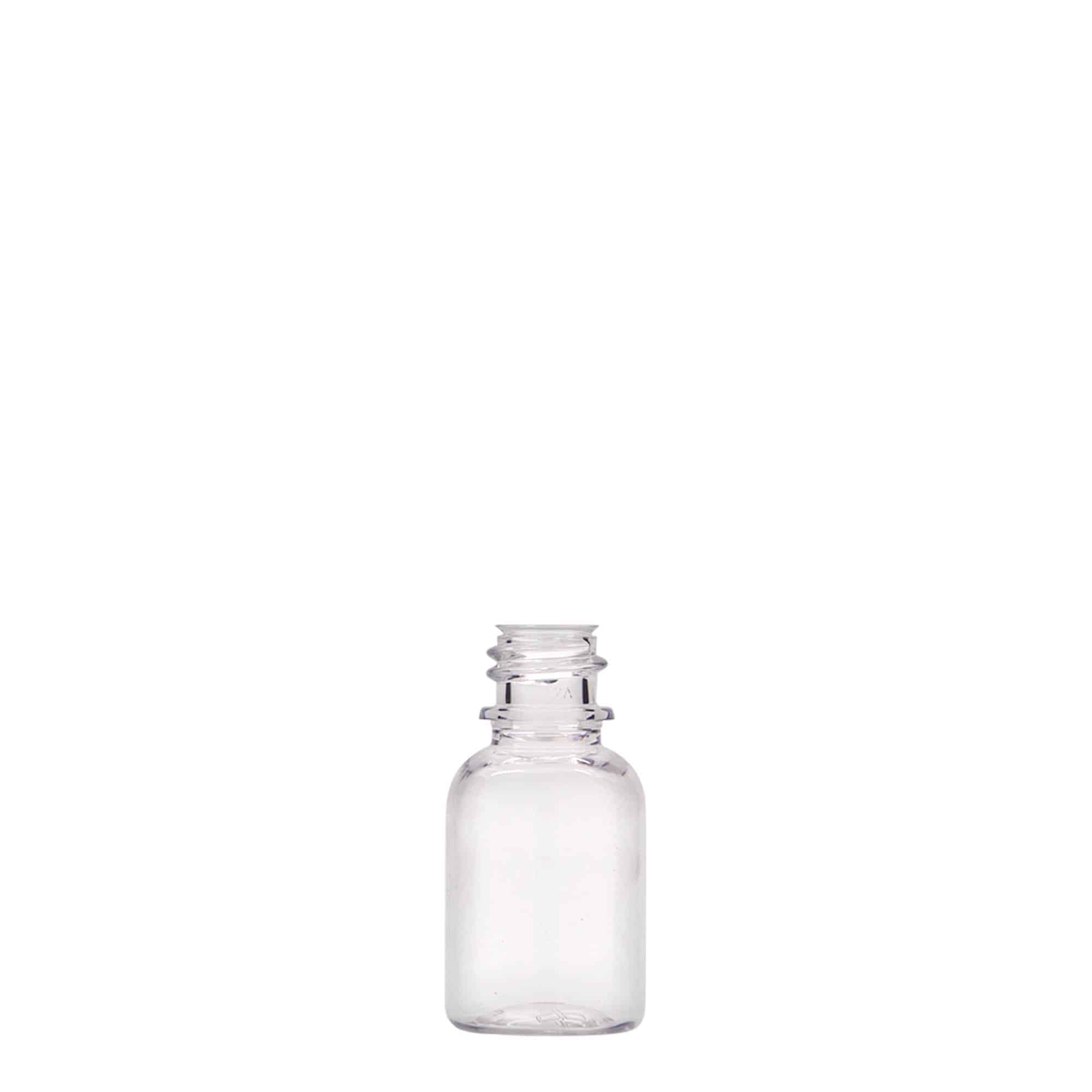 20 ml butelka farmaceutyczna PET 'Easy Living', tworzywo sztuczne, zamknięcie: DIN 18