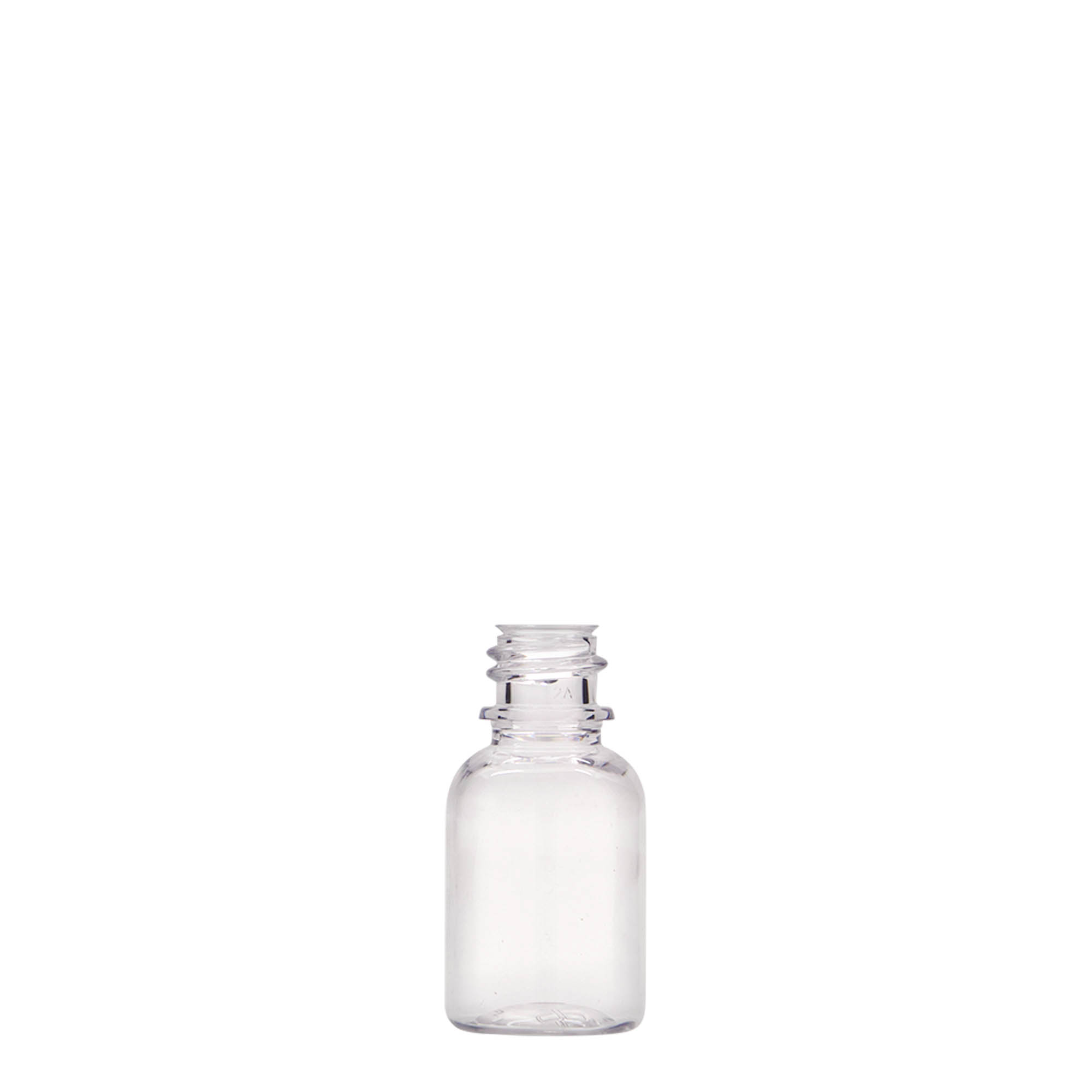 20 ml butelka medyczna PET „Easy Living”, tworzywo sztuczne, gwint: DIN 18
