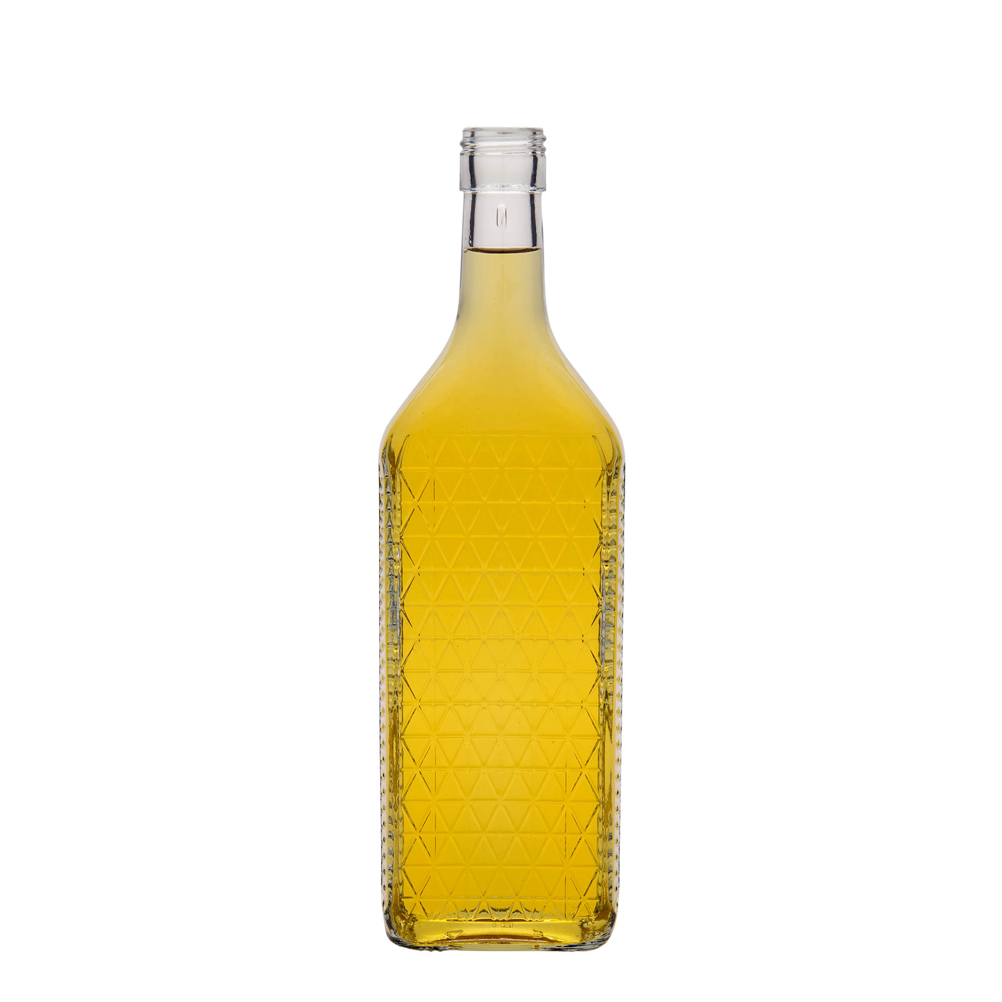 700 ml butelka szklana 'Caruso', prostokątna, wylot: PP 31,5