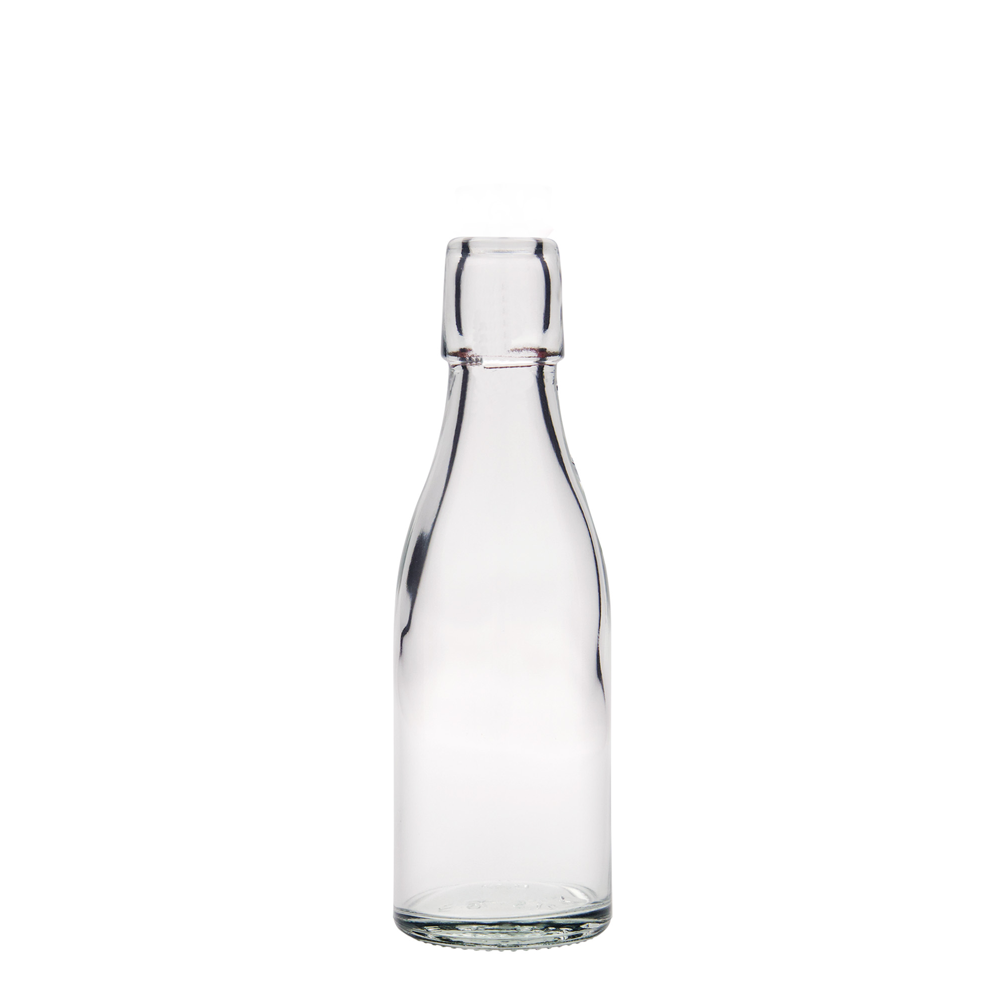 Butelka szklana 200 ml „Paul”, otwór: zamknięcie na zawias Butelka szklana 200 ml „Paul”, otwór: zamknięcie na zawias