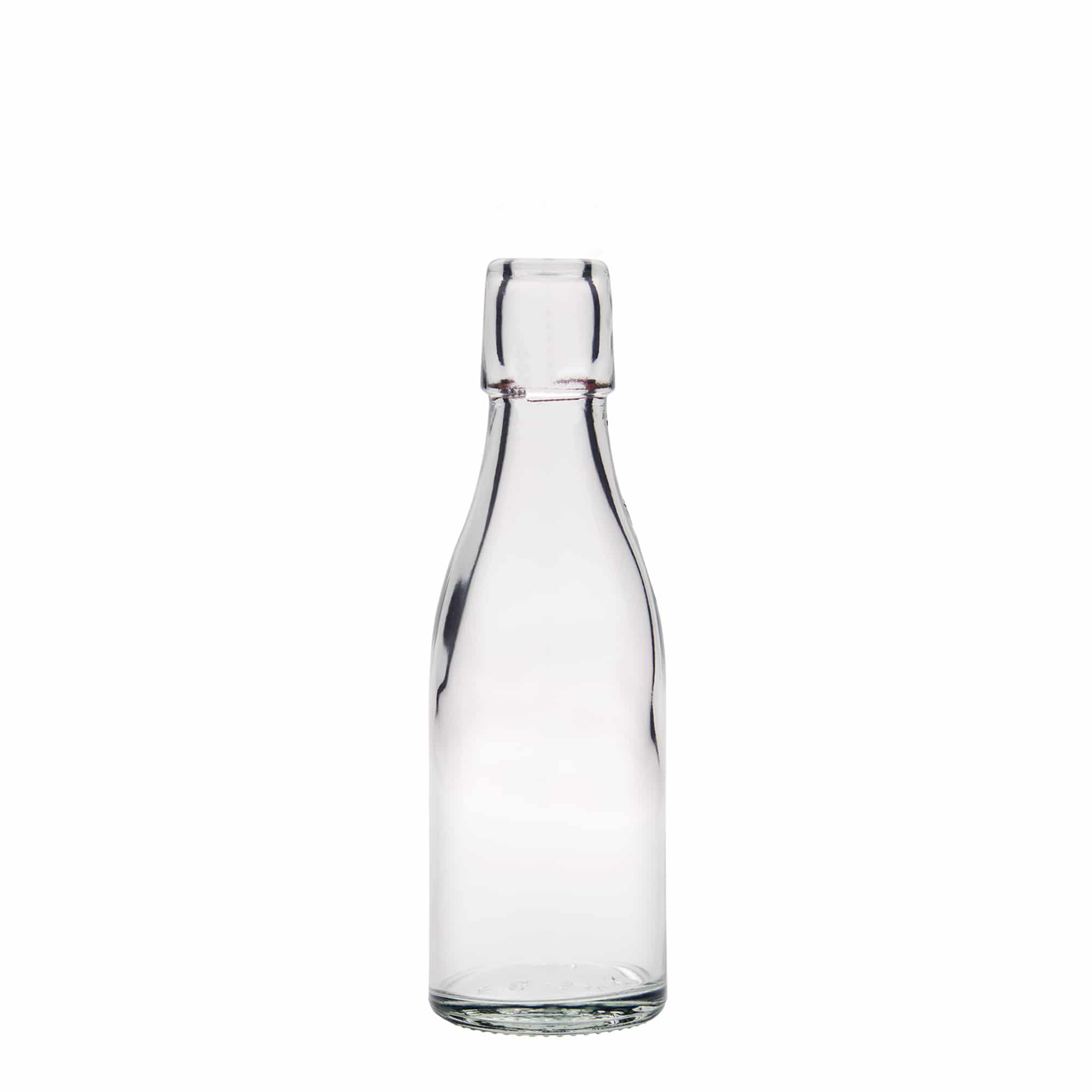 Butelka szklana 200 ml „Paul”, otwór: zamknięcie na zawias