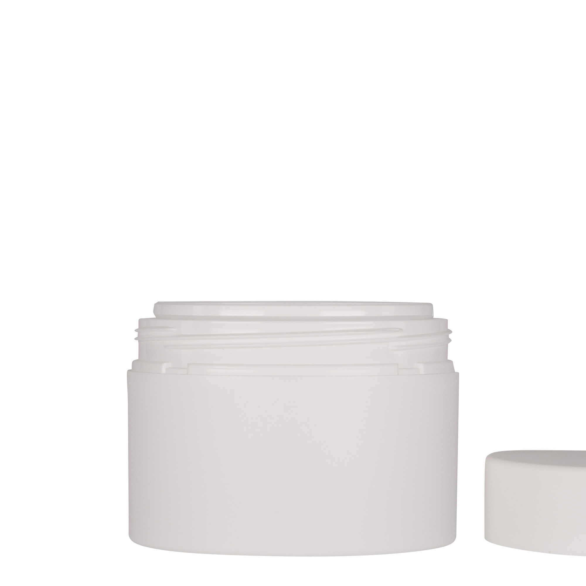 250 ml plastikowy pojemnik 'Antonella', PP, biały, otwór: zakrętka na gwint