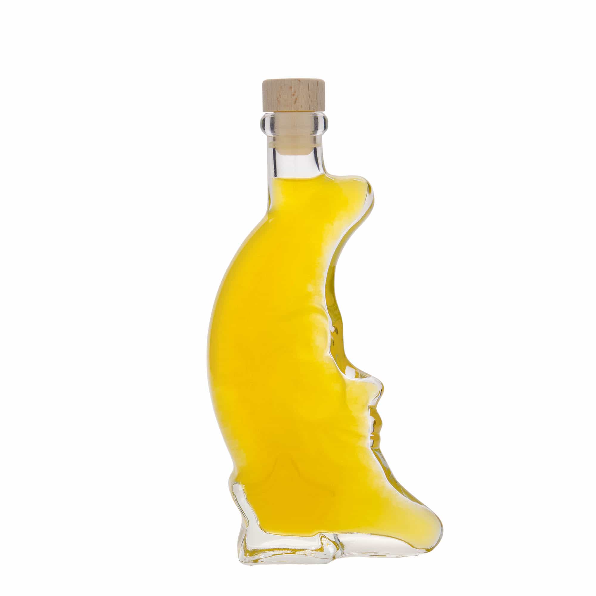 200 ml butelka szklana 'Księżyc', zamknięcie: korek
