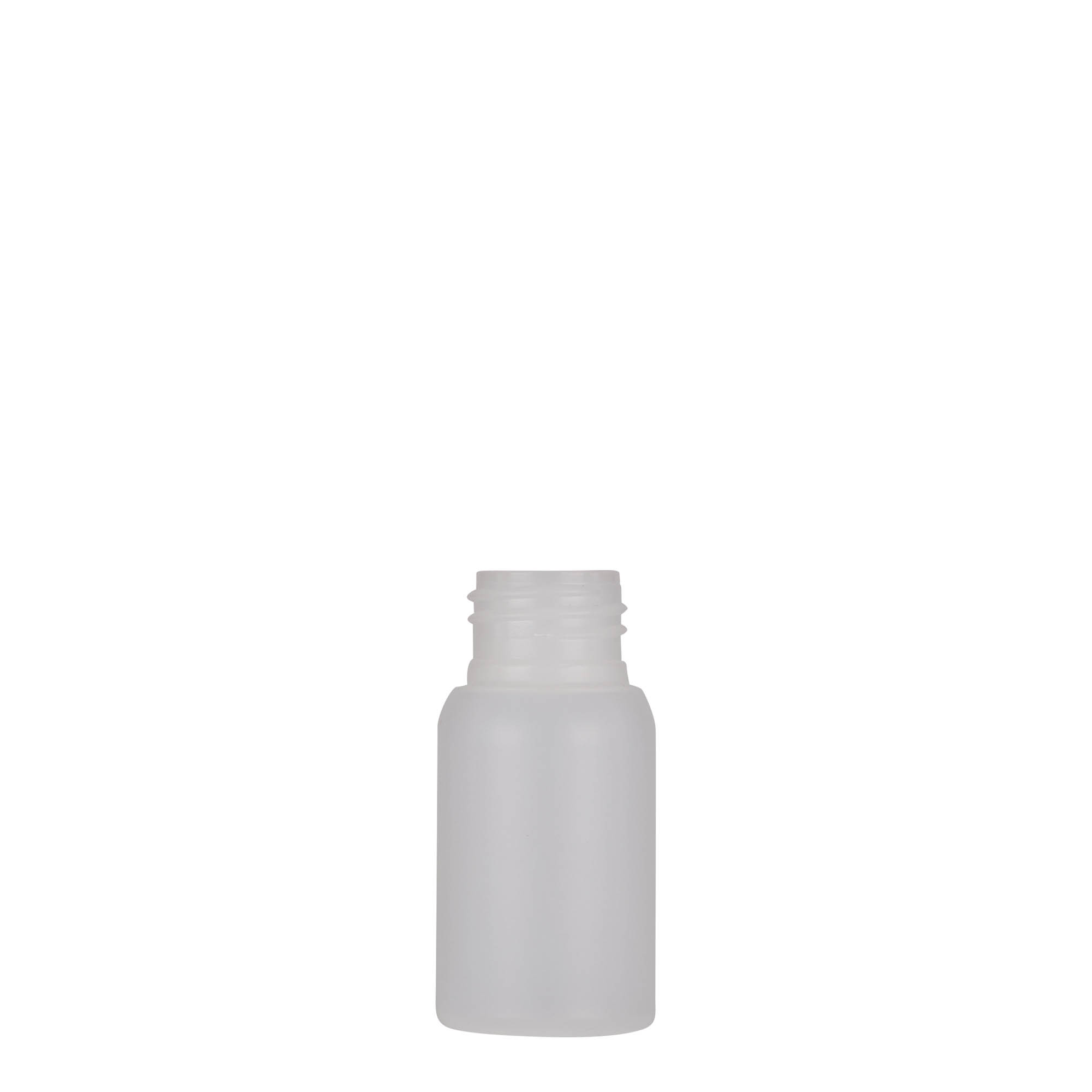 30 ml butelka plastikowa 'Tuffy', HDPE, naturalna, gwint: 24/410