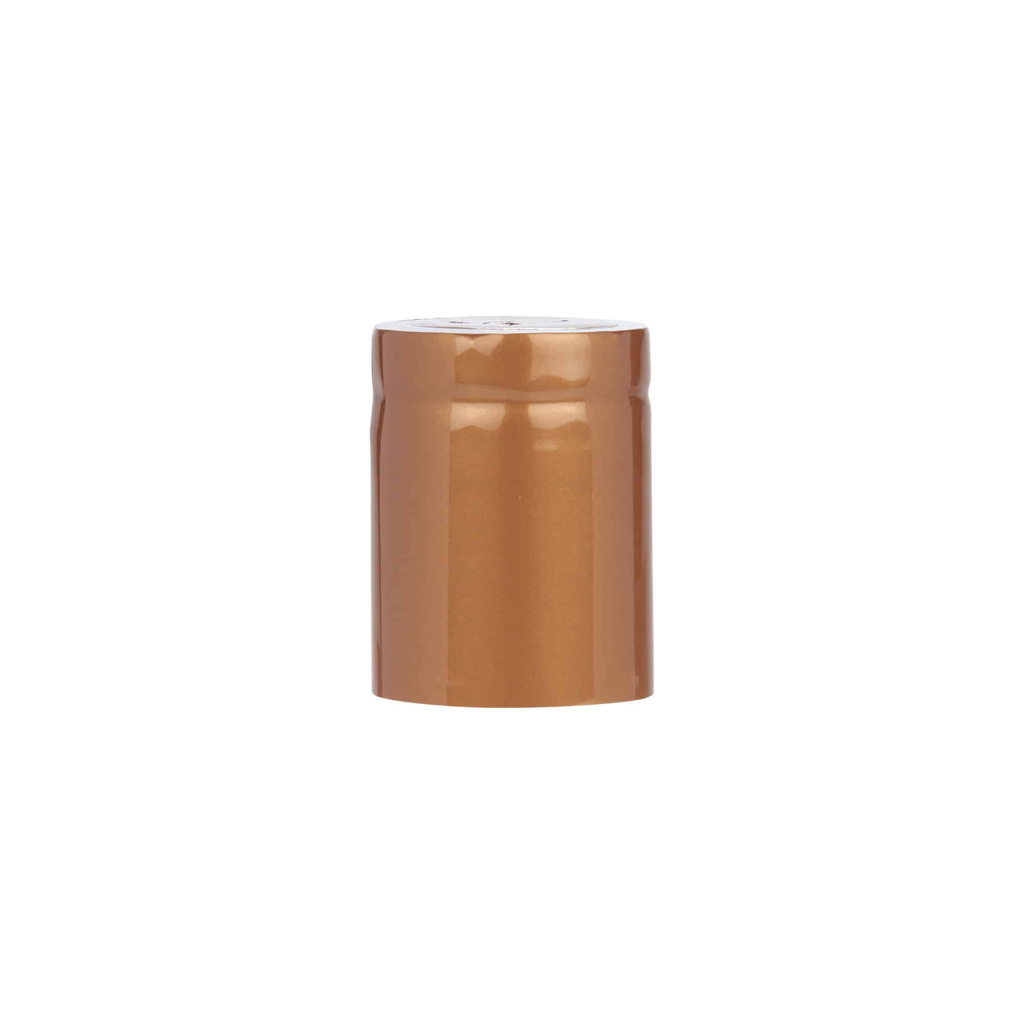 Kapturek termokurczliwy 32x41, tworzywo sztuczne PVC, kolor brąz