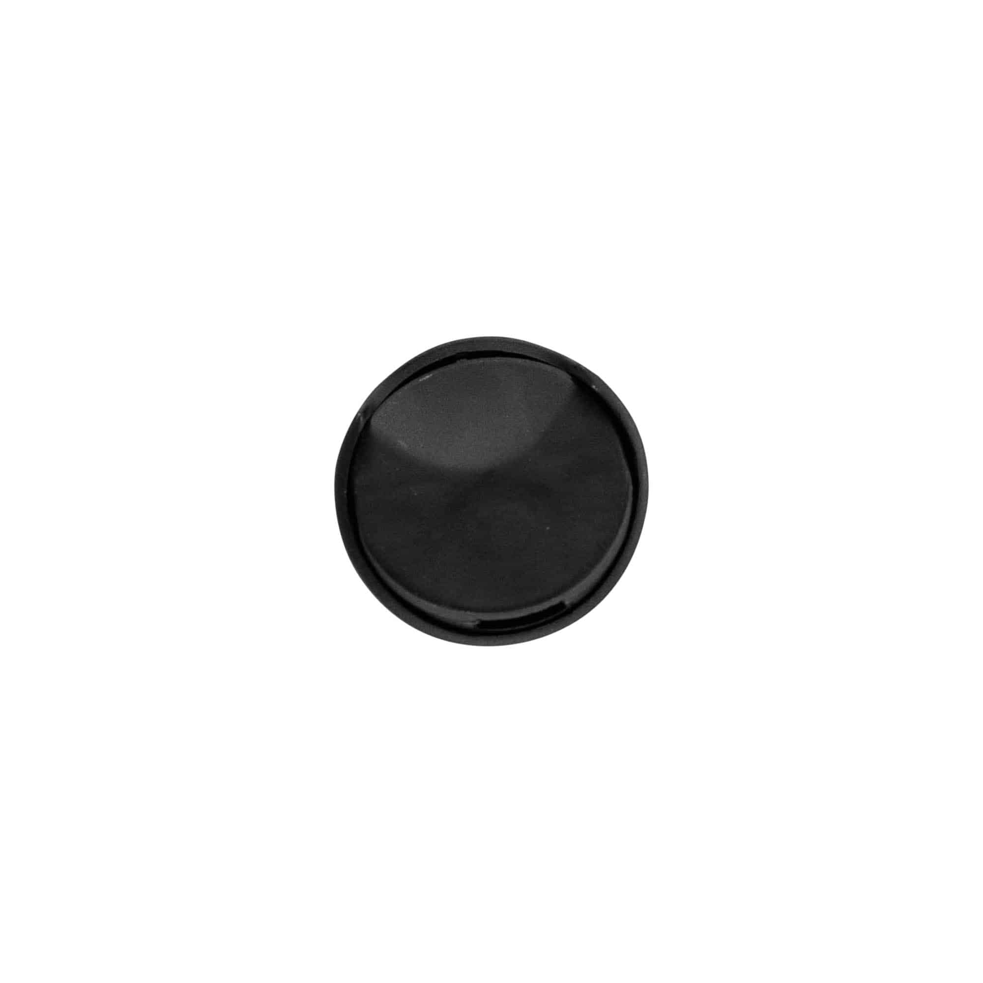 Zakrętka Disc Top, tworzywo sztuczne PP, kolor czarny, do zamknięcia: 24/410