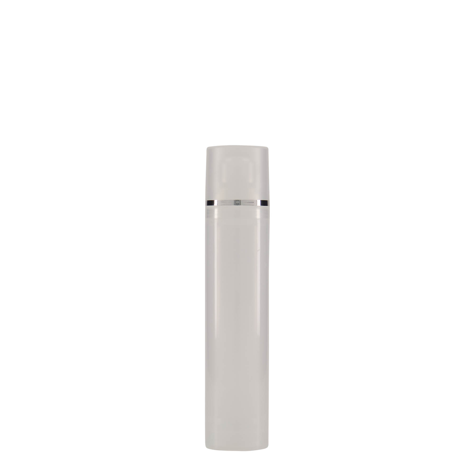 100 ml dozownik beztlenowy „Mezzo”, tworzywo sztuczne PP, naturalny 100 ml dozownik beztlenowy „Mezzo”, tworzywo sztuczne PP, naturalny