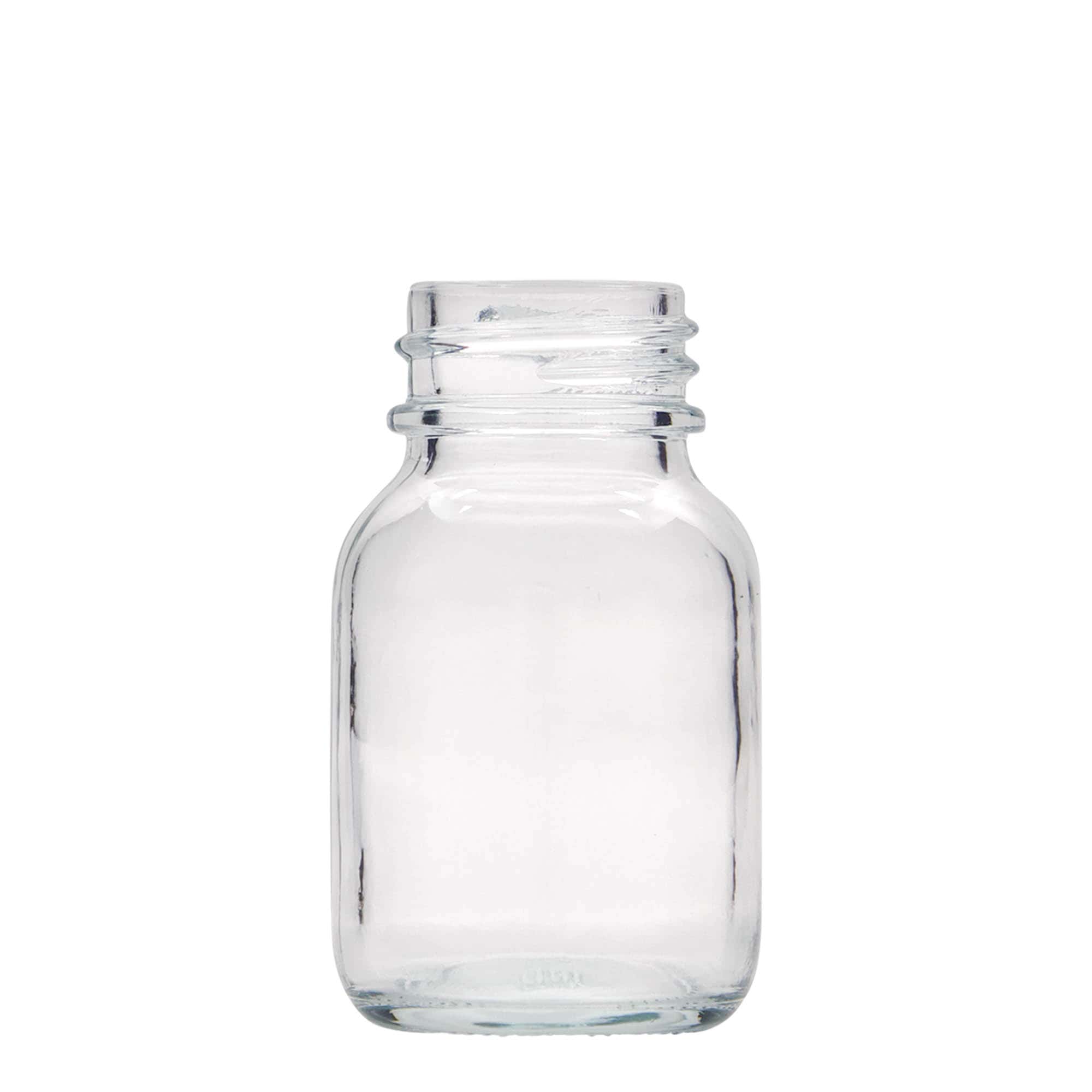 50 ml słoik o szerokiej szyjce, otwór: DIN 32 50 ml słoik o szerokiej szyjce, otwór: DIN 32