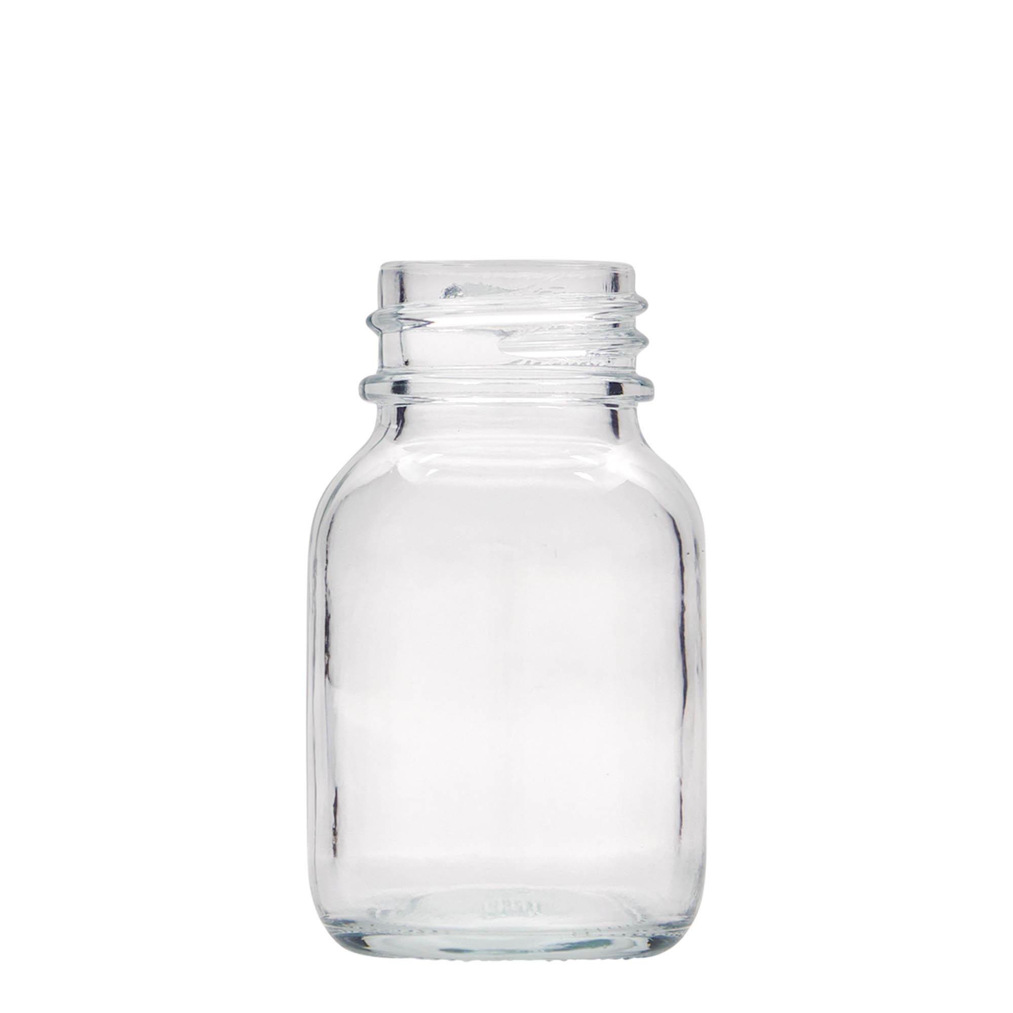 50 ml słoik o szerokiej szyjce, otwór: DIN 32 50 ml słoik o szerokiej szyjce, otwór: DIN 32