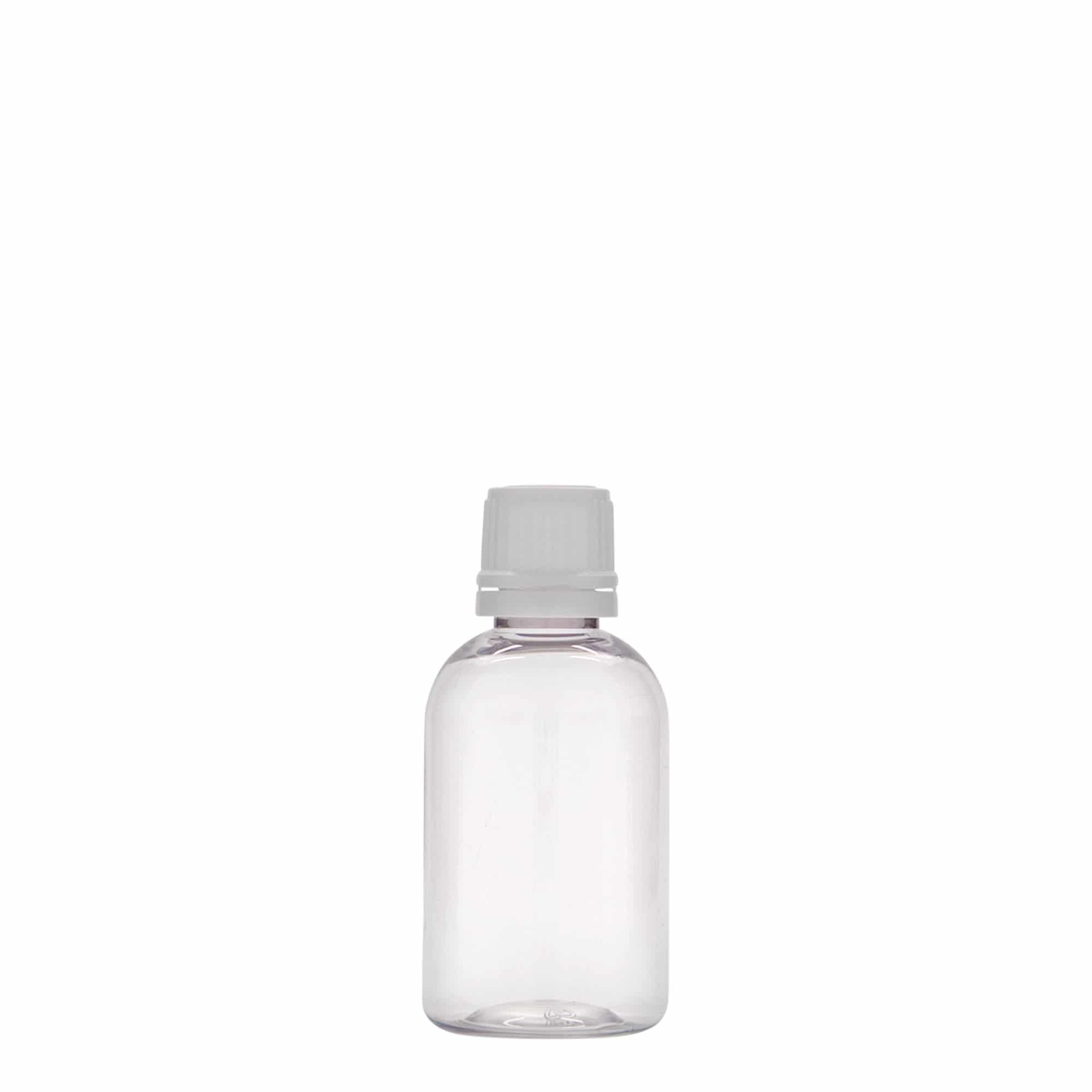 50 ml butelka medyczna PET „Easy Living”, tworzywo sztuczne, gwint: DIN 18
