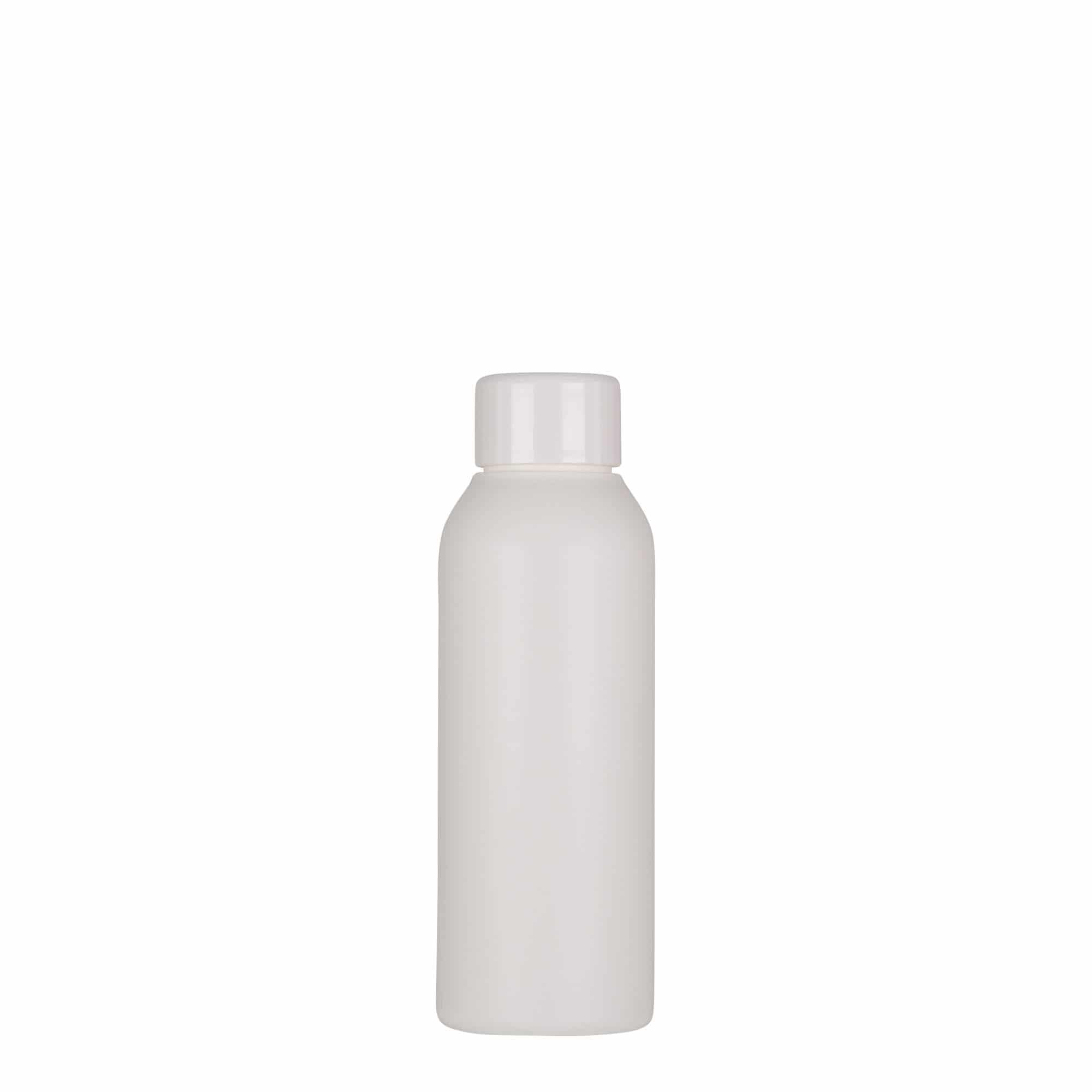 100 ml butelka z tworzywa sztucznego 'Tuffy', HDPE, kolor biały, zamknięcie: GPI 24/410