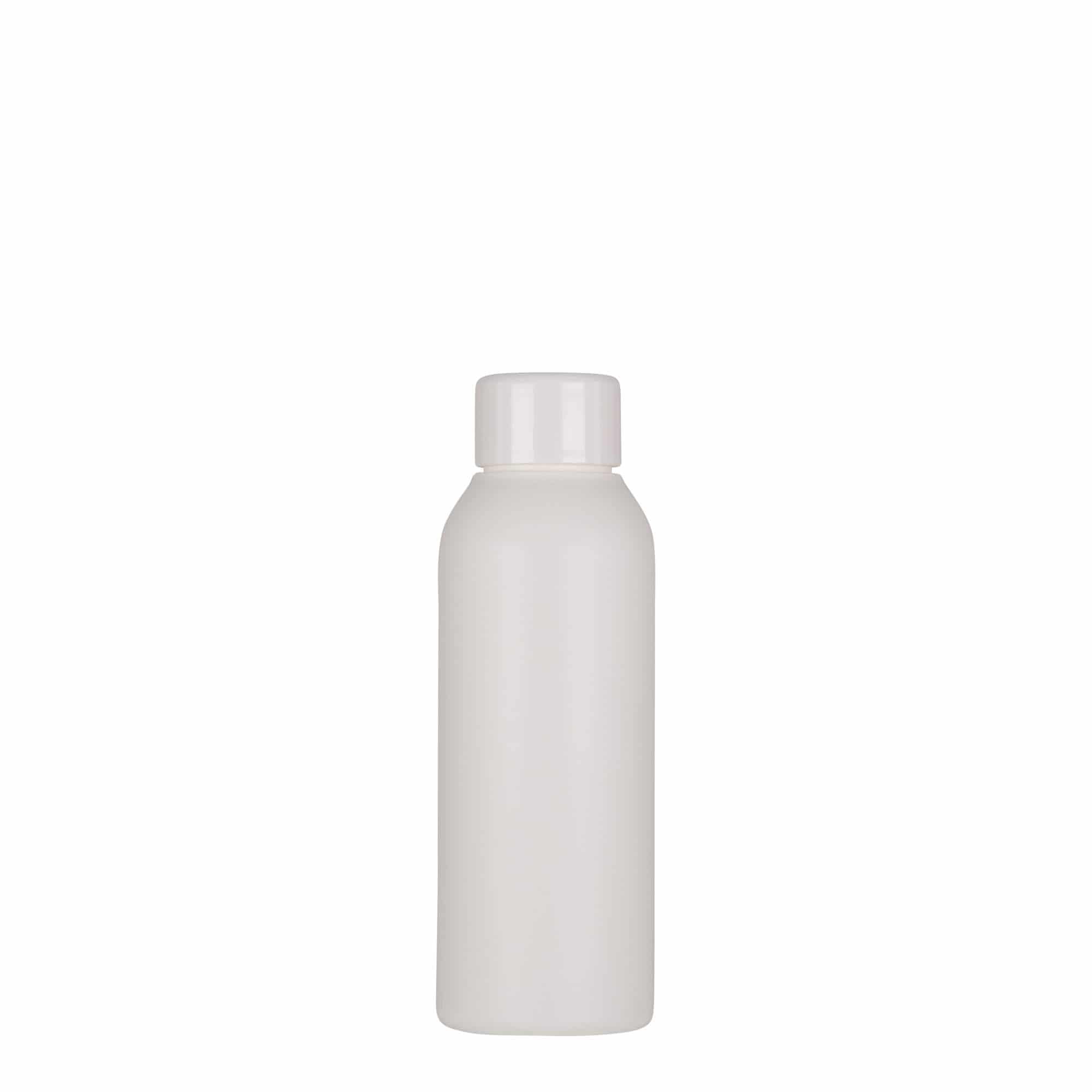 100 ml butelka plastikowa 'Tuffy', HDPE, biała, gwint: 24/410 100 ml butelka plastikowa 'Tuffy', HDPE, biała, gwint: 24/410