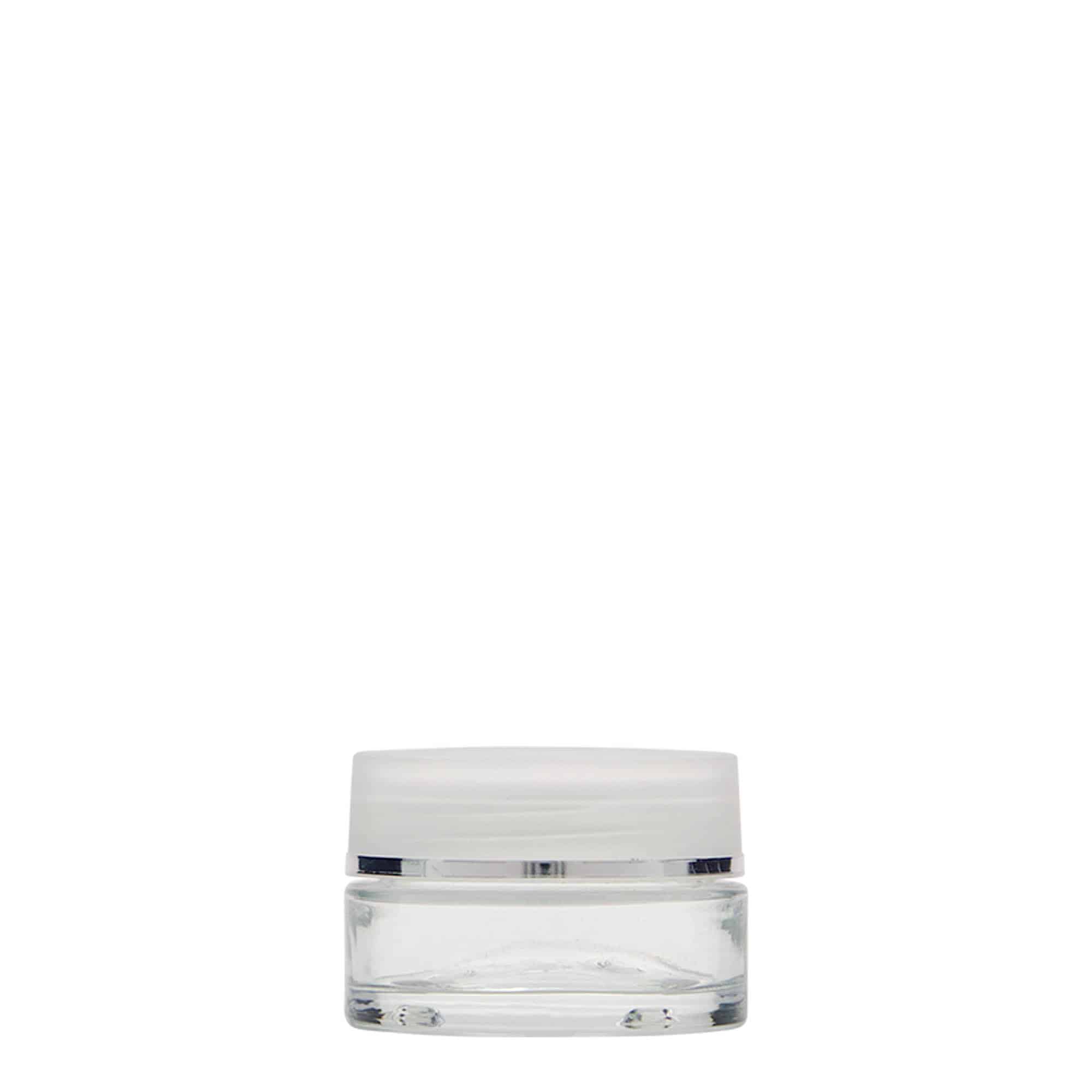 15 ml słoik „Clear Edition”, szkło, wylot: zakrętka na gwint
