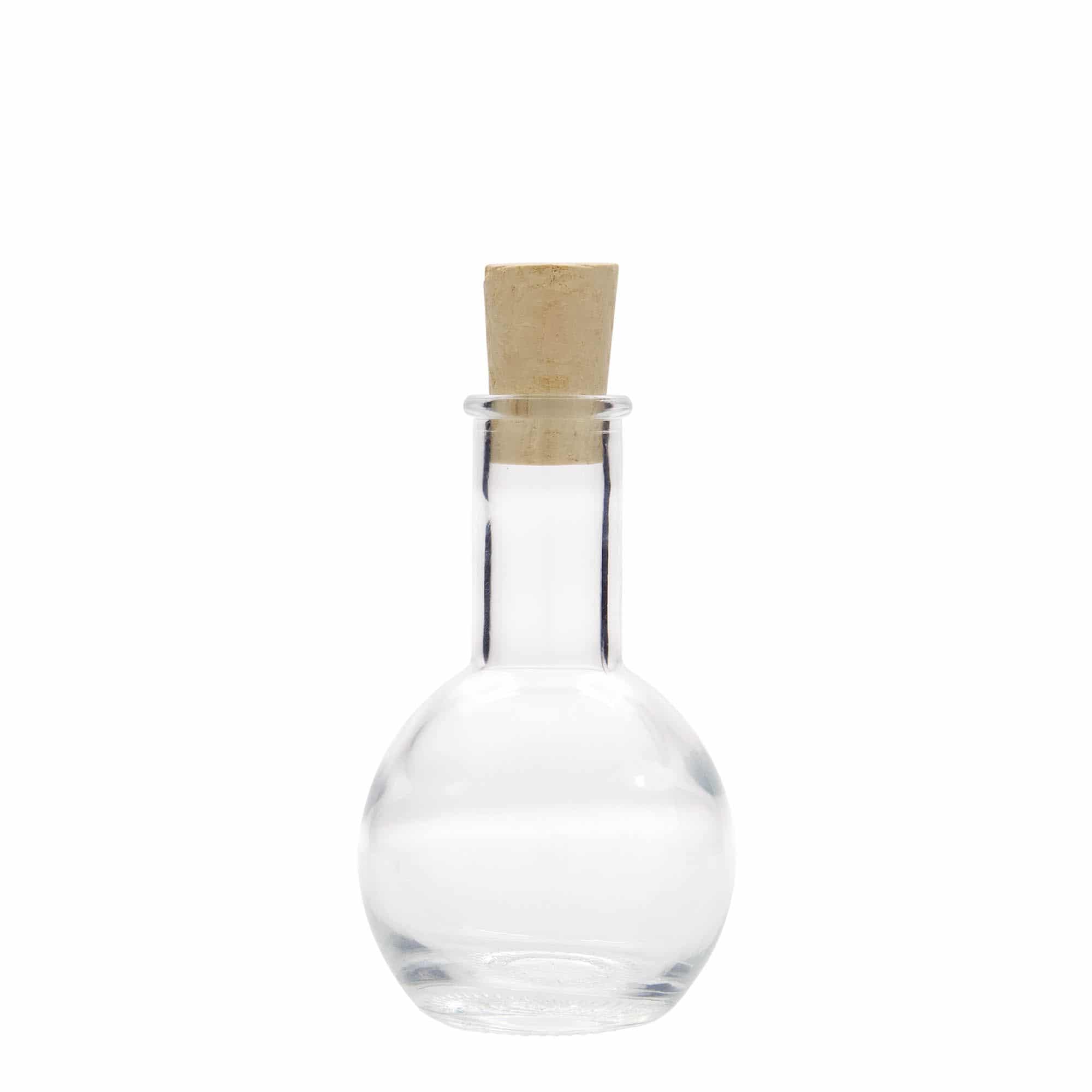 100 ml butelka szklana 'Tulipano', zamknięcie: korek