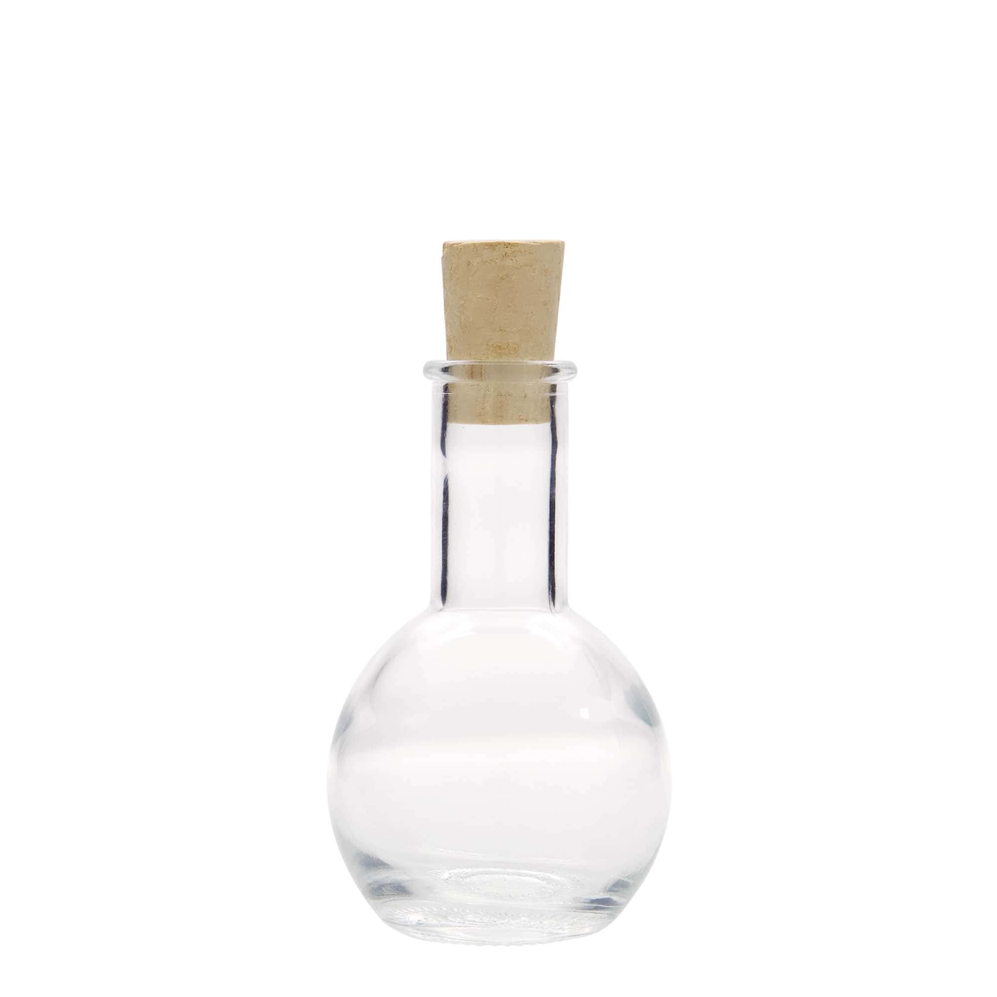 Butelka szklana 100 ml „Tulipano”, otwór: korek