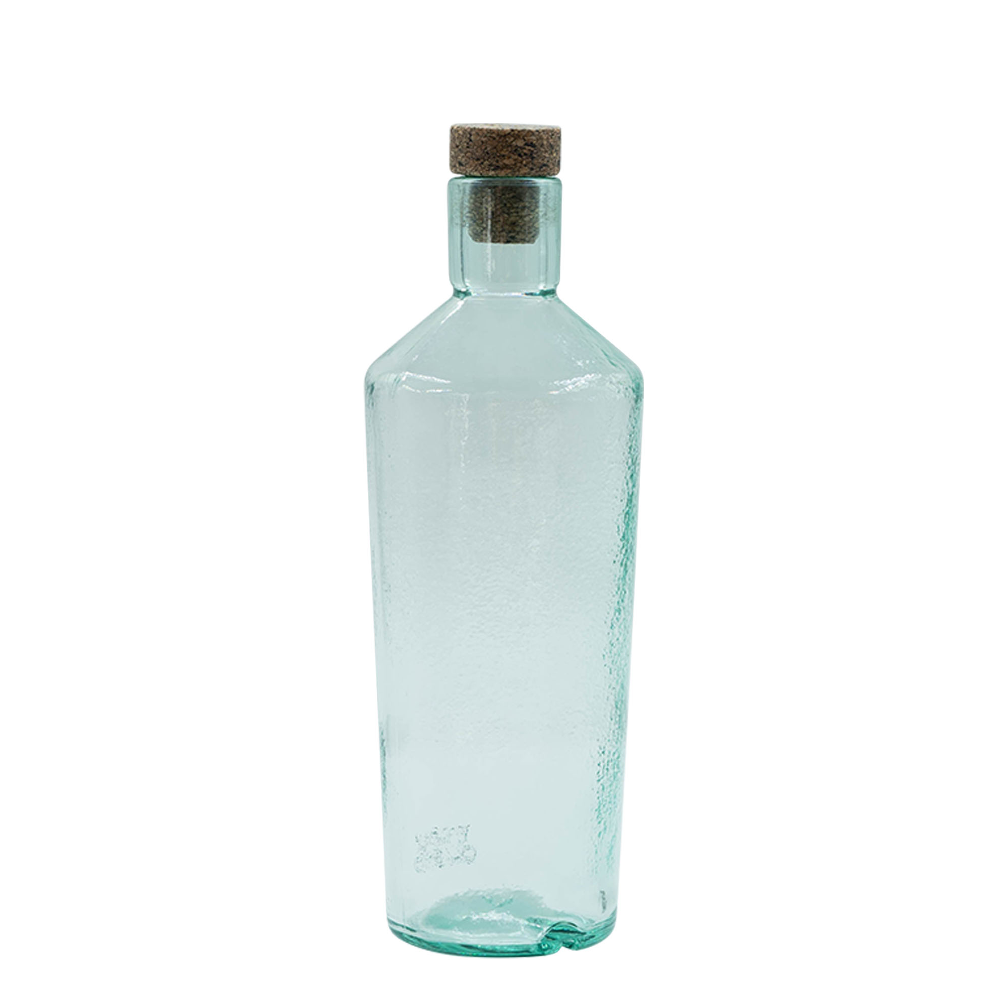 700 ml dziko wykonana szklana butelka 'Primal', otwór: korek