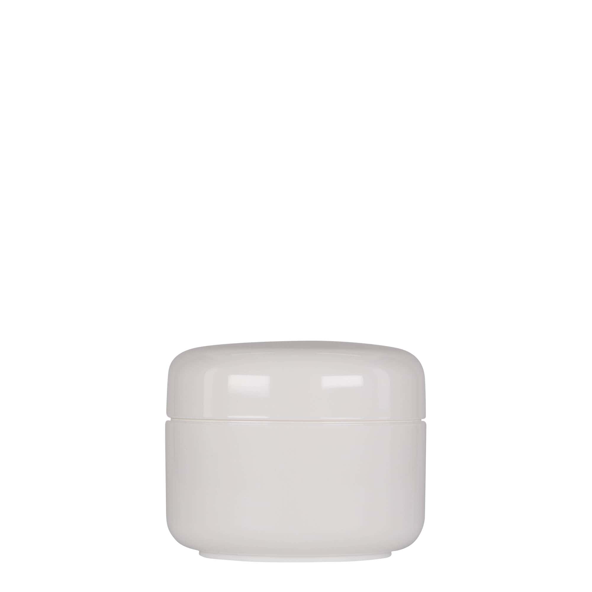 150 ml plastikowy pojemnik 'Bianca', PP, biały, otwór: zakrętka na gwint