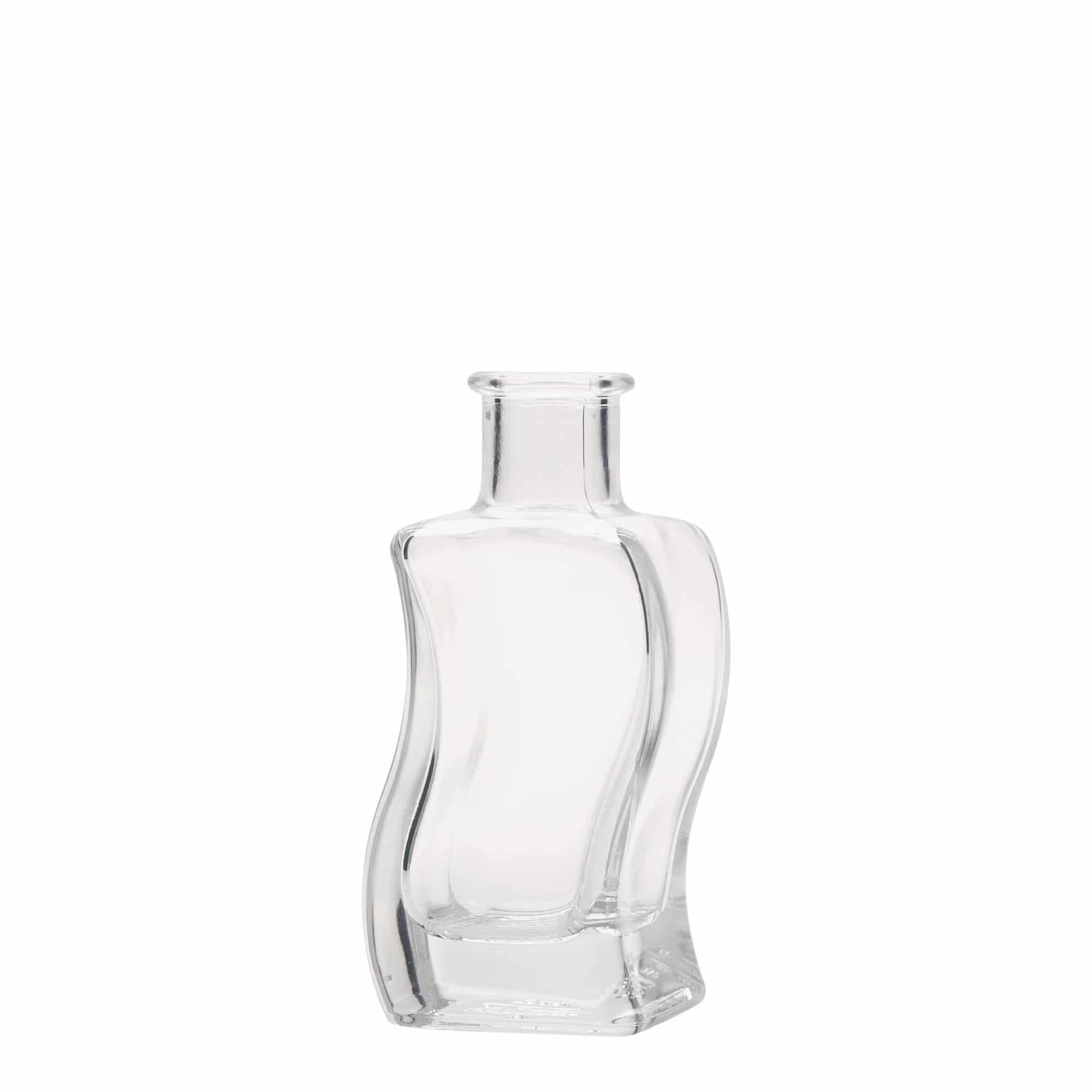 100 ml szklana butelka „Welle”, kwadratowa, otwór: korek