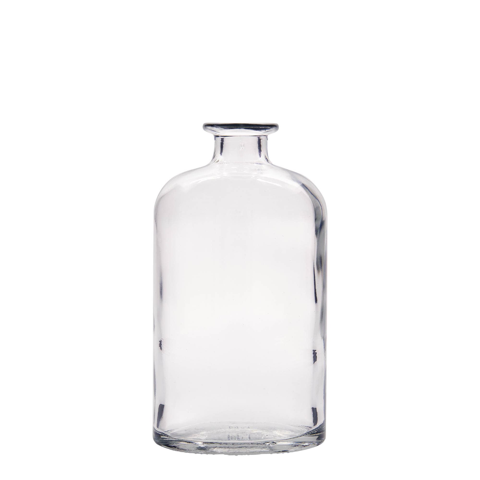 500 ml butelka szklana 'Dundee', owalna, wylot: korek