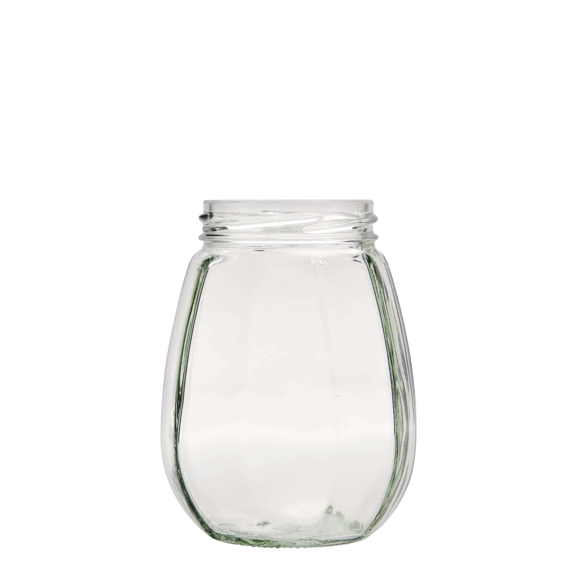 385 ml butelka ozdobna, sześciokątna, zamknięcie: twist off(TO 63)