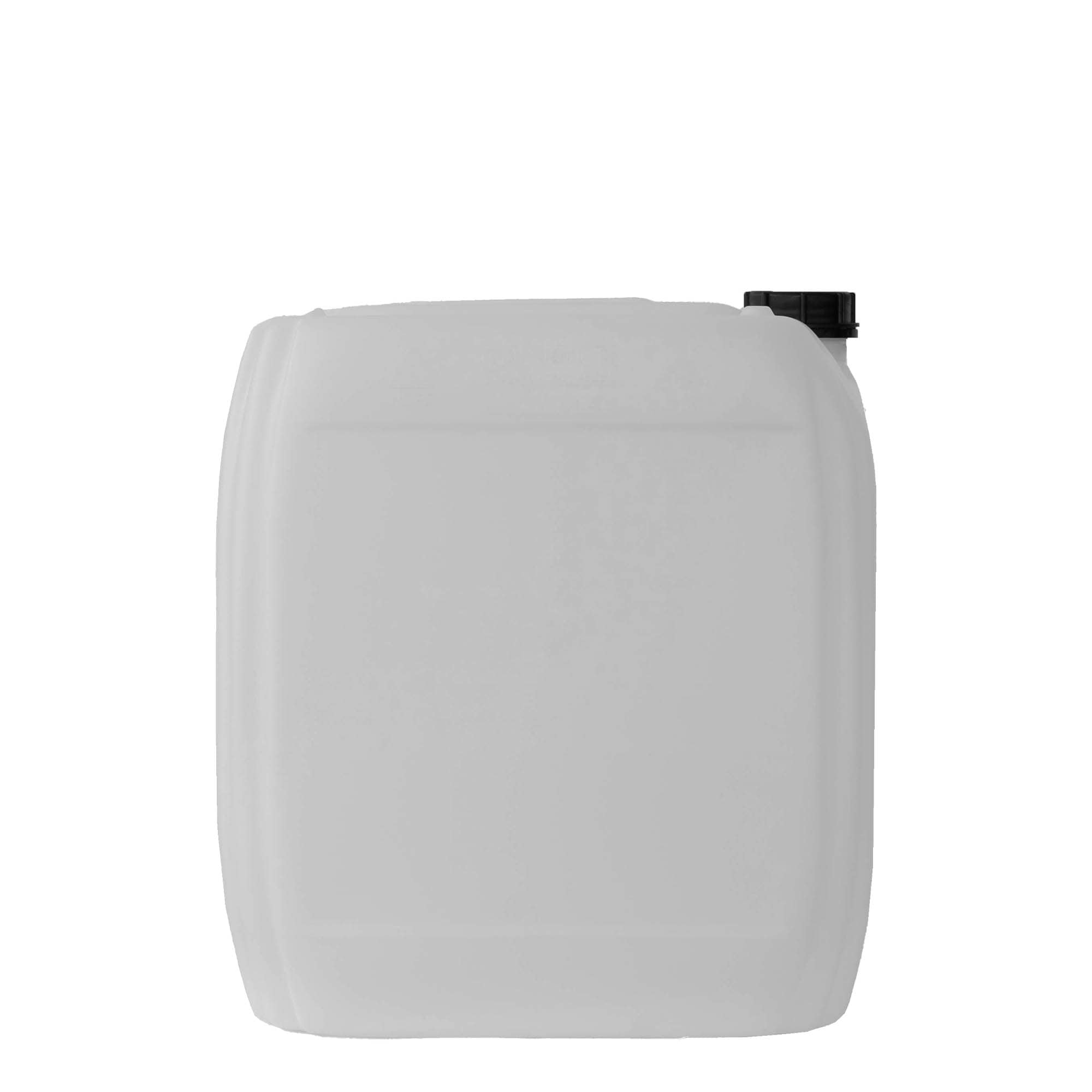 30 l kanister, prostokątny, tworzywo sztuczne HDPE, kolor naturalny, zamknięcie: ND 60
